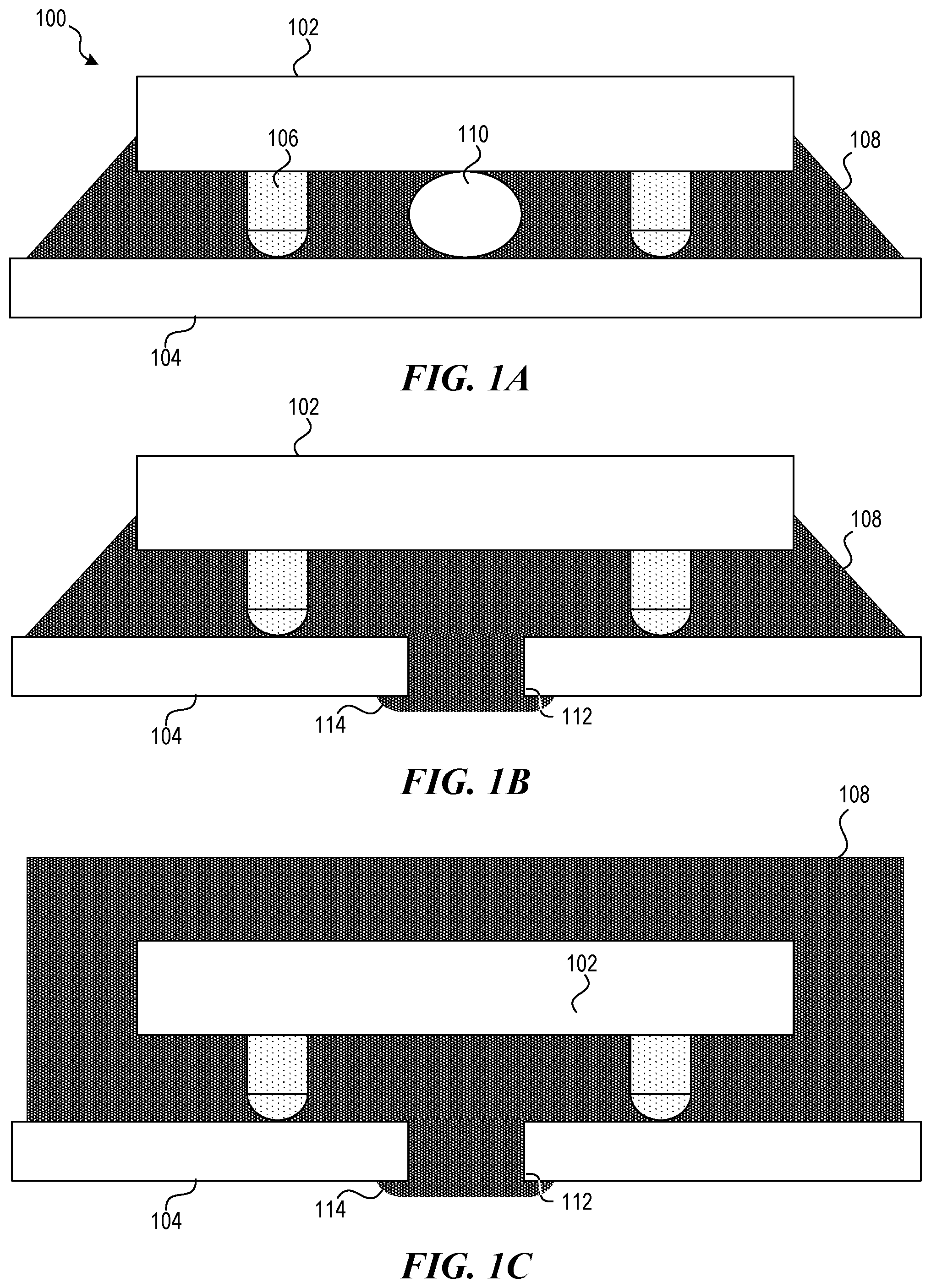 Patent US12347737 — Semiconductor device with a porous air vent — Figure 1