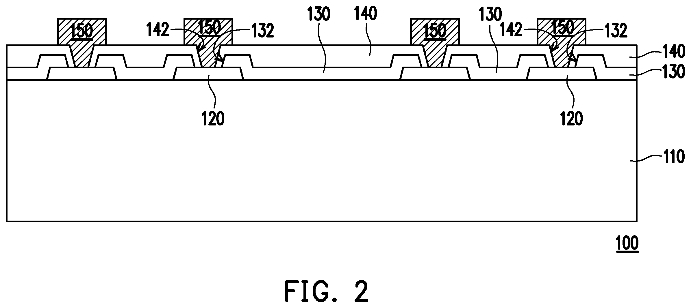 Patent US12347739 Figure 2 – Package structure
