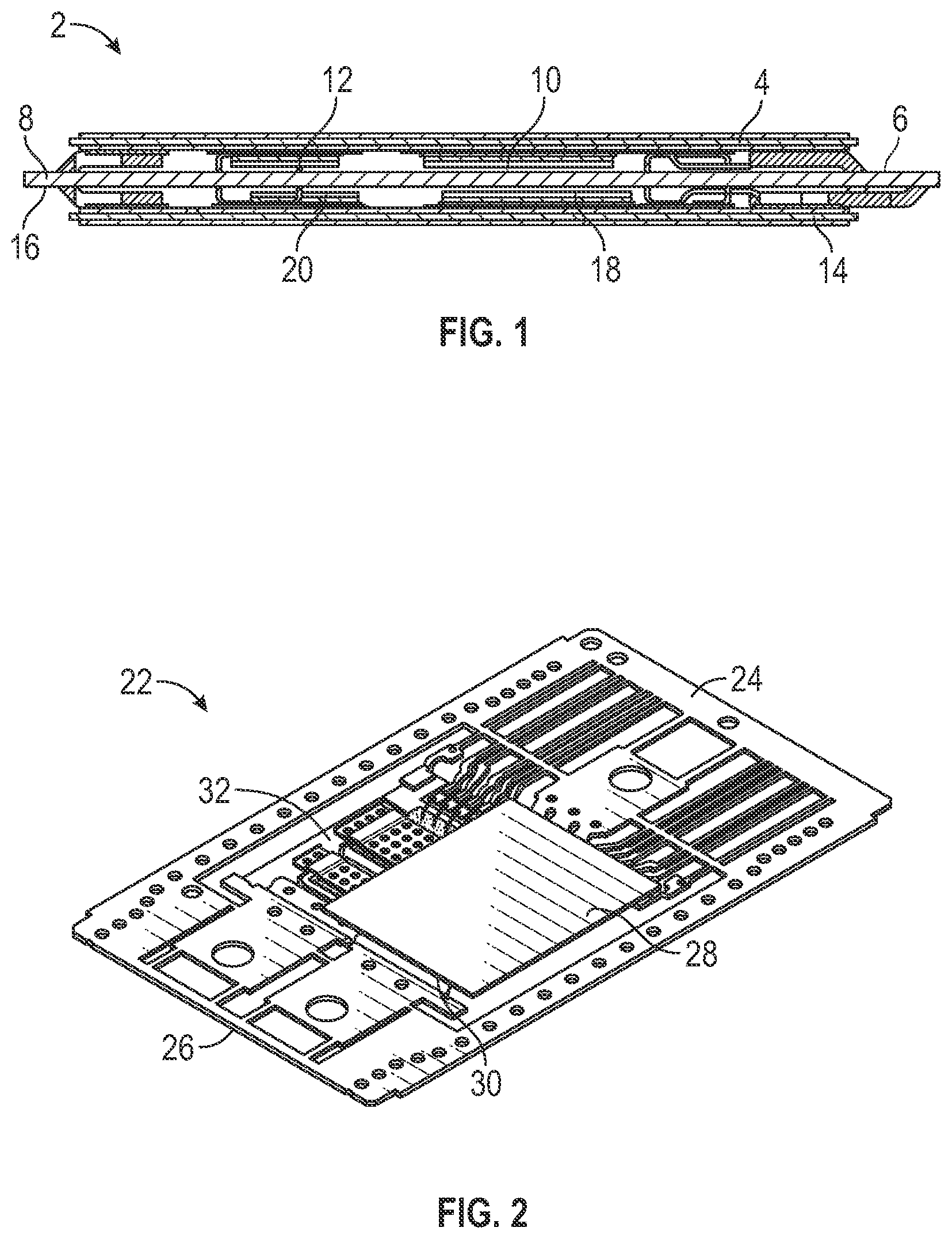 Patent US12347755 — Low stress asymmetric dual side module — Figure 1