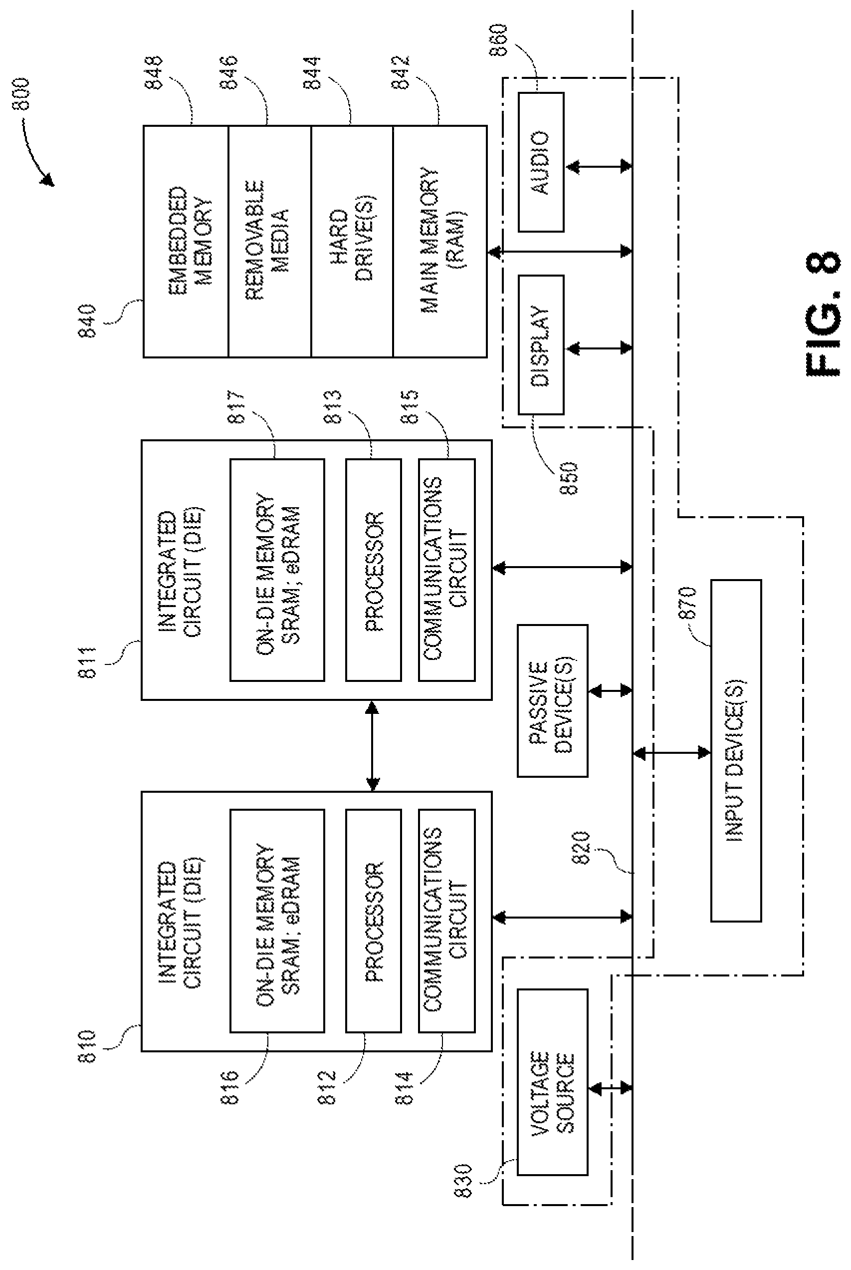 Patent US12347784 Figure 6 – Interposer with step feature