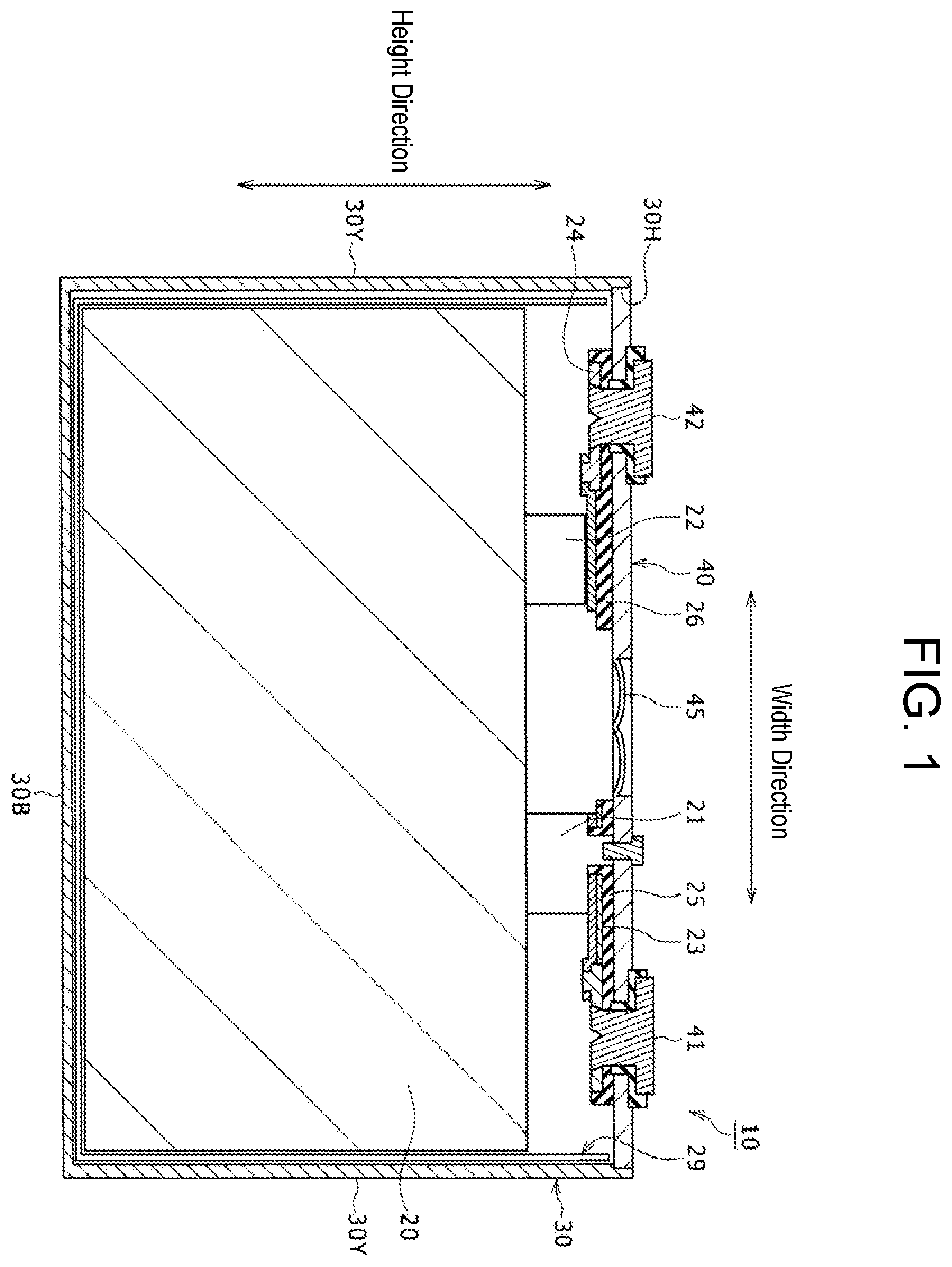 Patent US12347875 — Power storage device — Figure 1