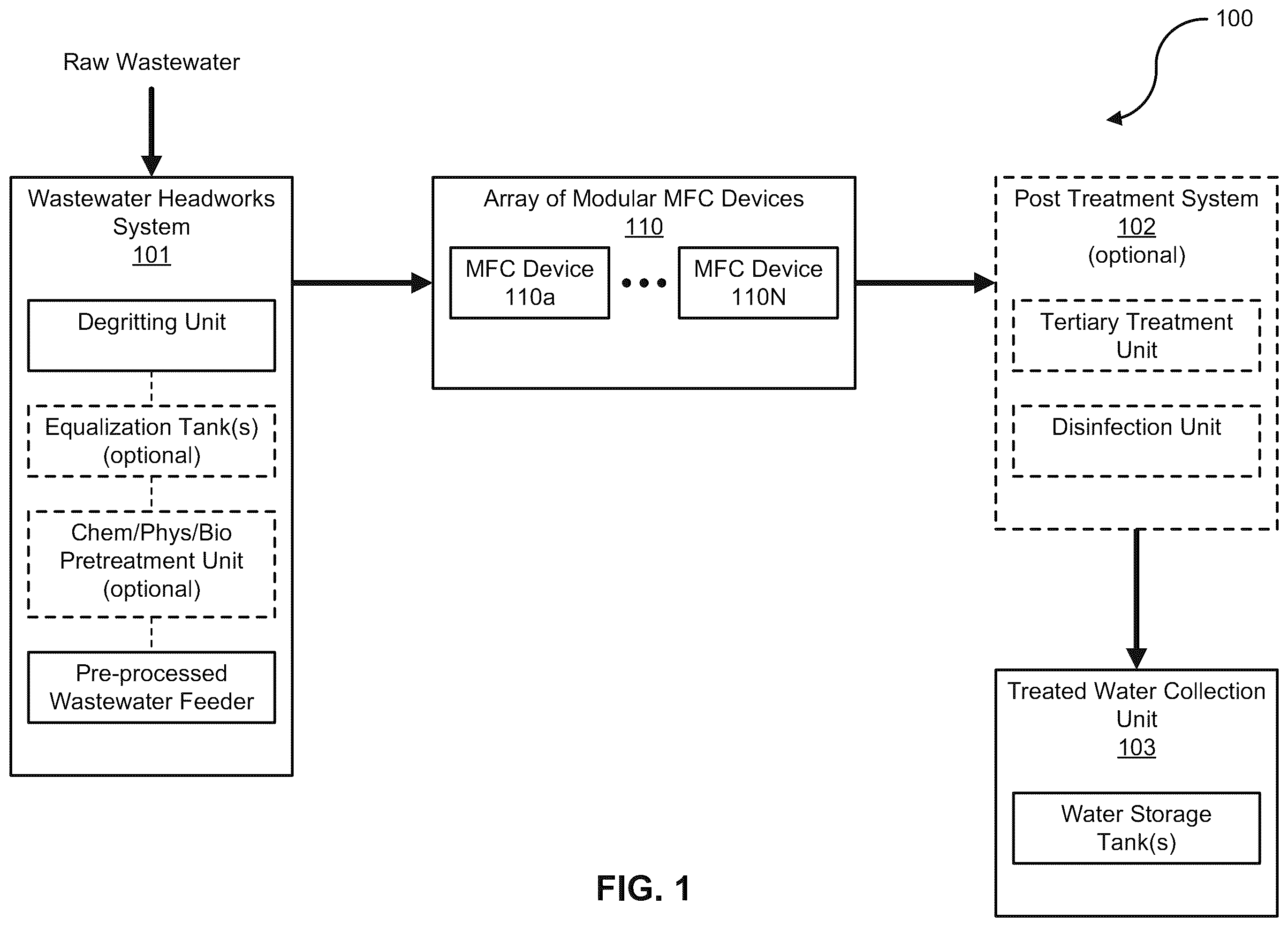 Patent US12347907 — Branched anodes for microbial fuel cells — Figure 1