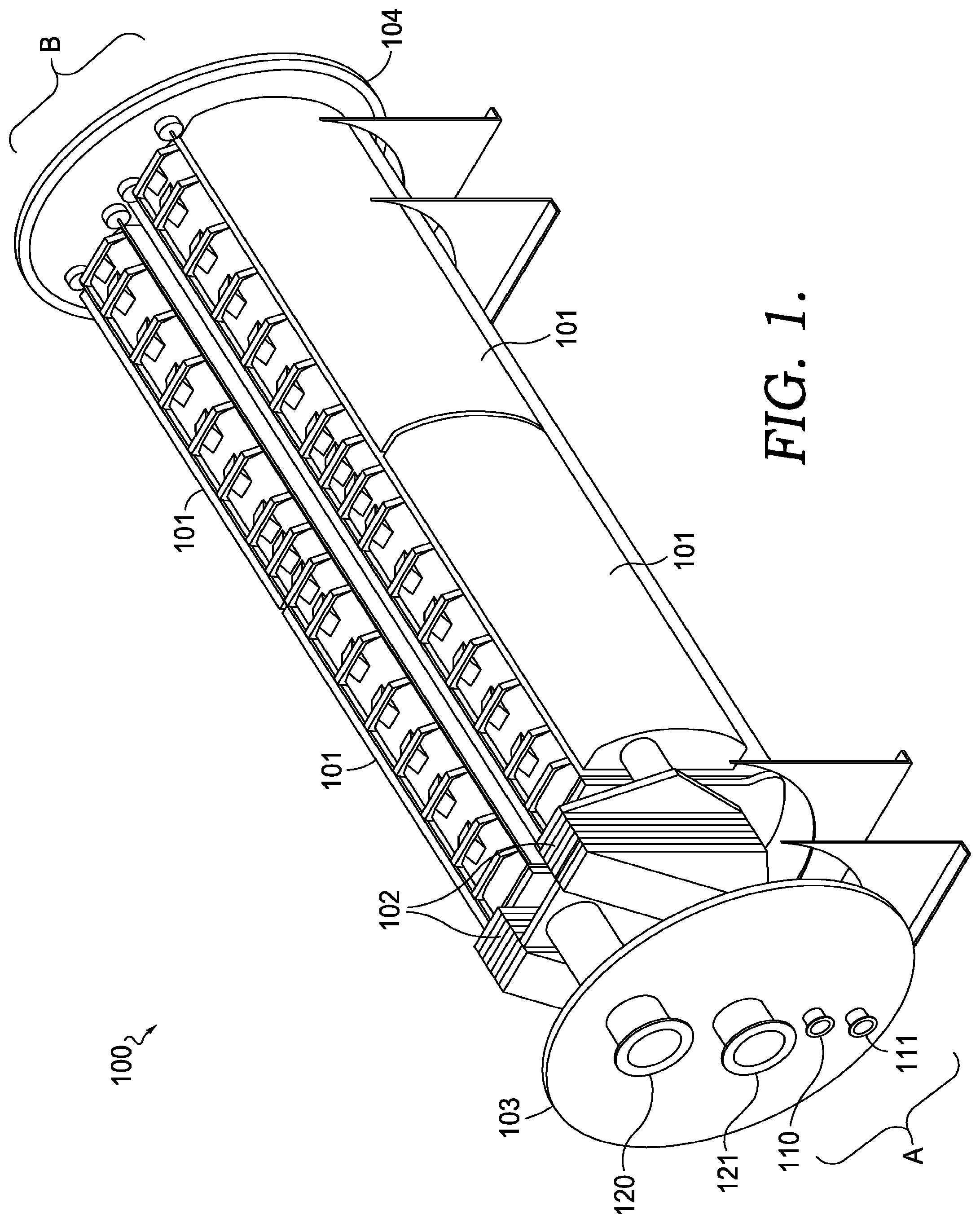 Patent US12347910 Figure 1 – Fuel cell power plant with a racked fuel cell module