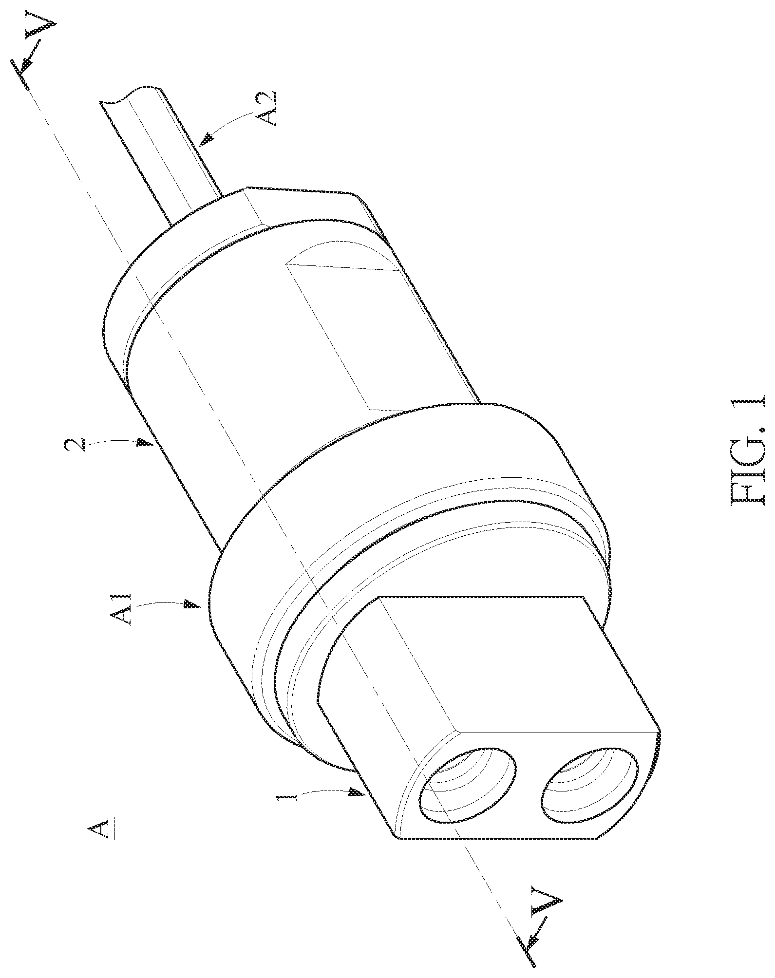 Patent US12347989 — Cable connection component and cable assembly — Figure 1