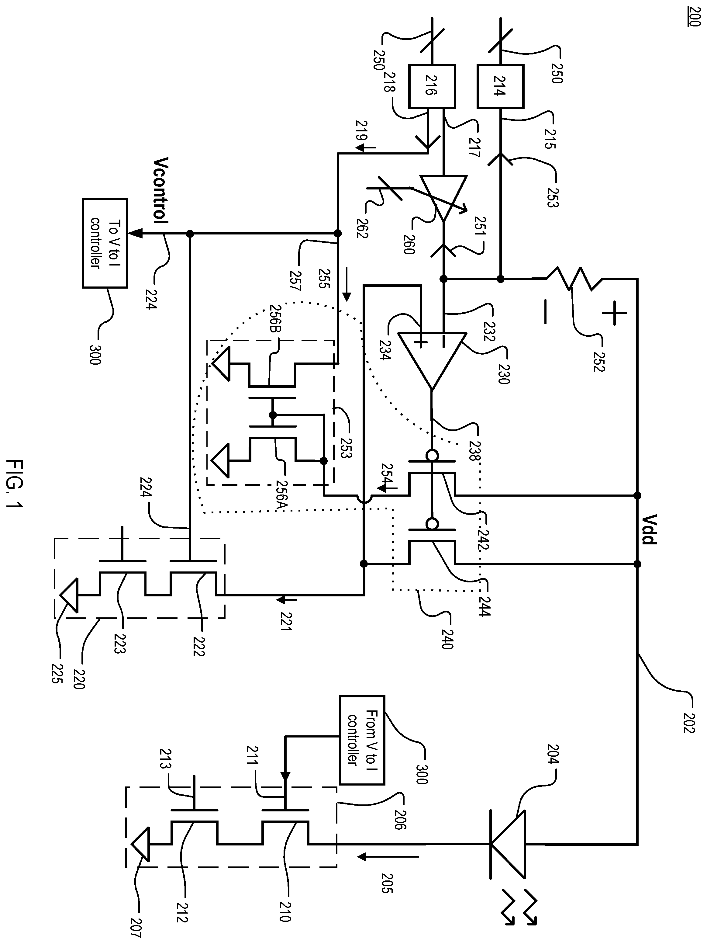 Patent US12348002 Figure 1 – Current load-controlled laser driver