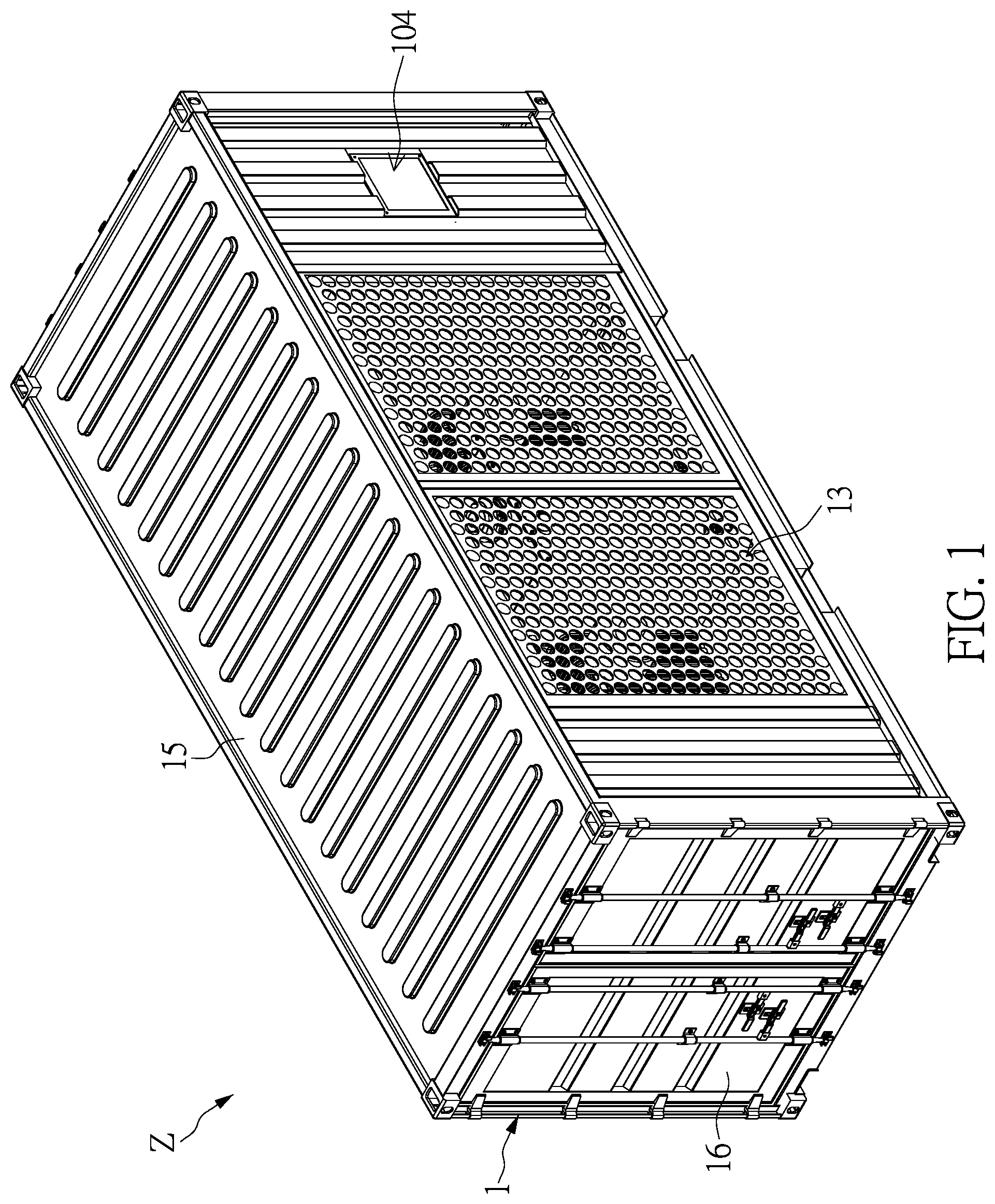 Patent US12348012 — Integrated substation — Figure 1
