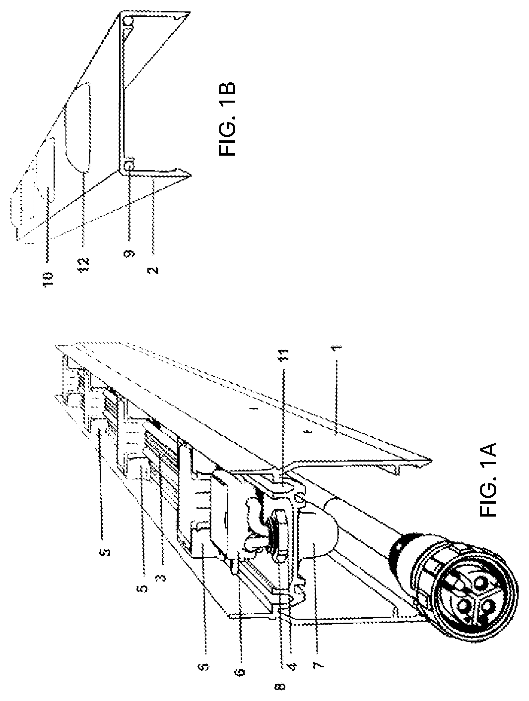 Patent US12348015 — Profile system for laying power and communication lines — Figure 1