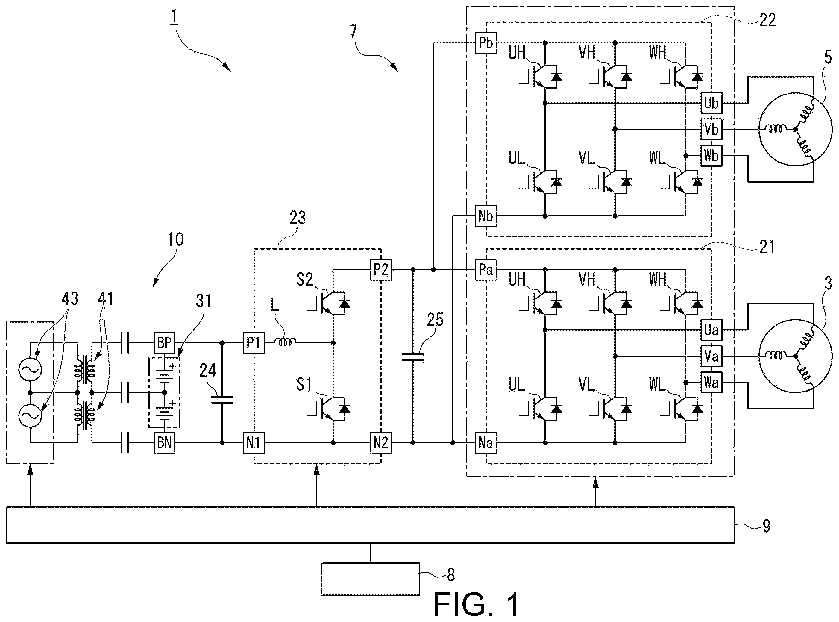 Patent US12348040 — Power storage system — Figure 1