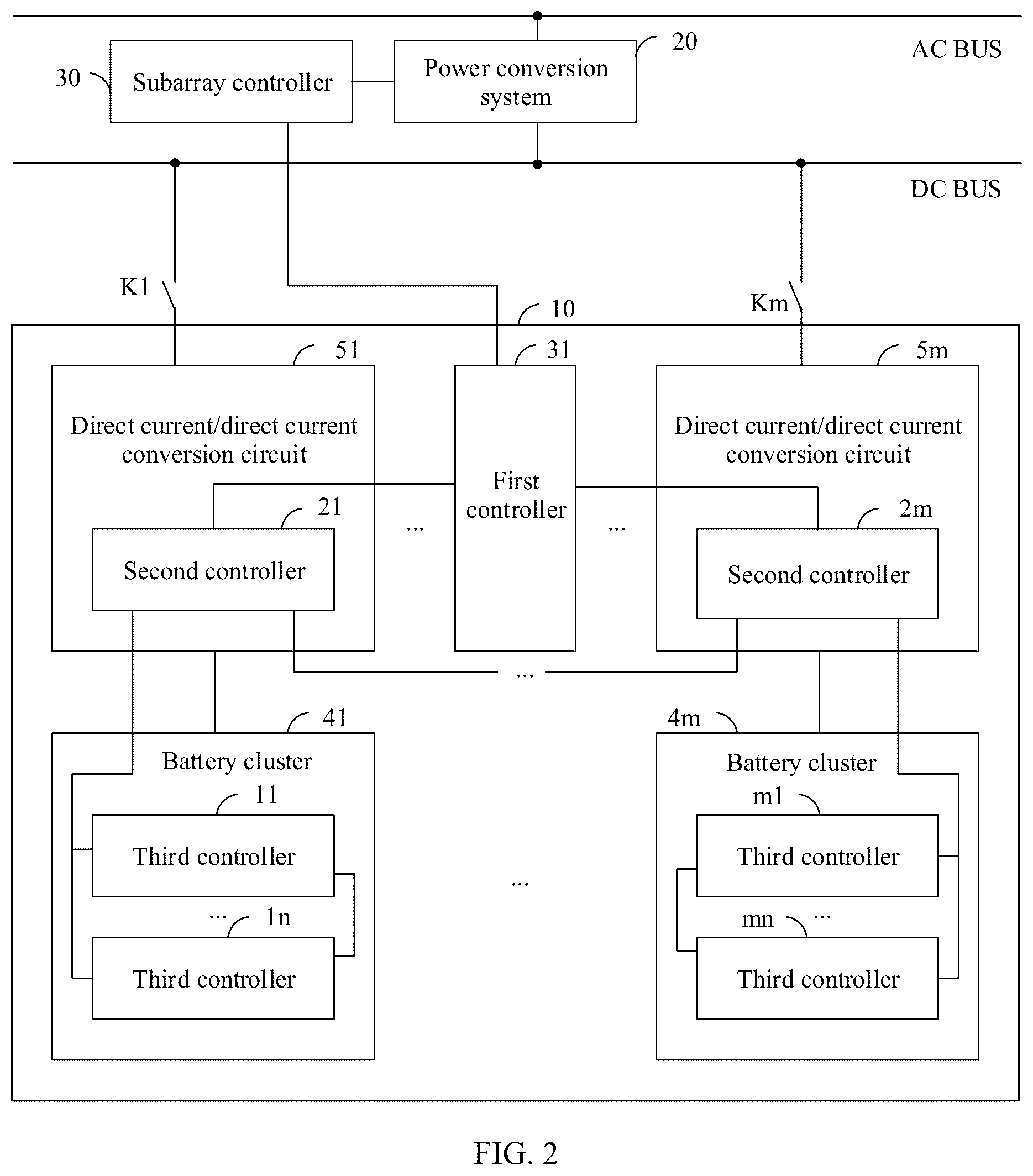 Patent US12348044 Figure 2 – Energy storage system, physical position identification method, and photovoltaic power generation system