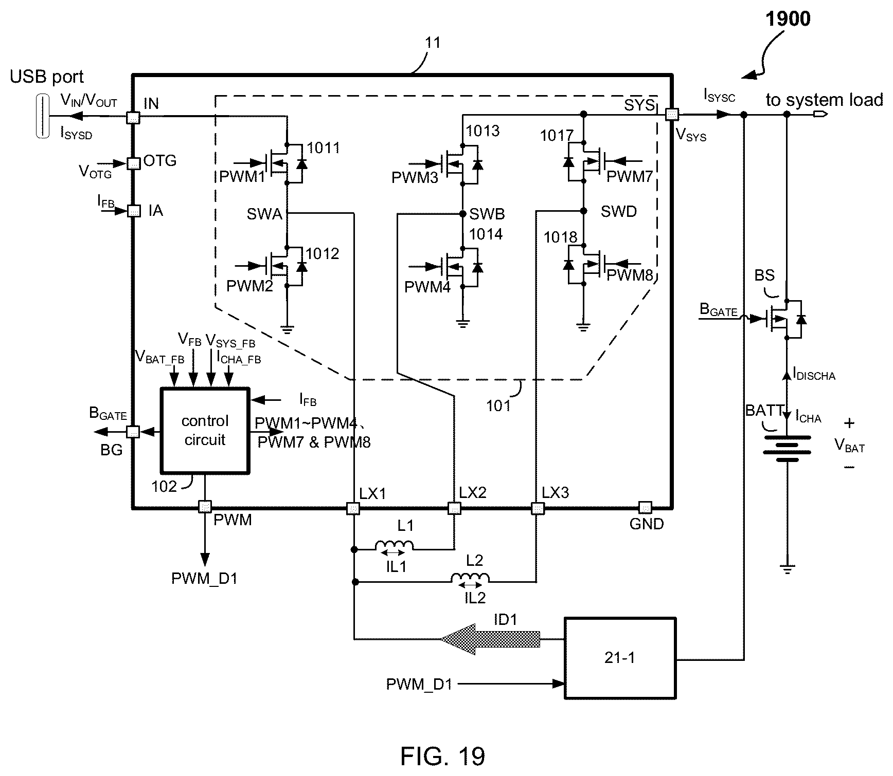 Patent US12348069 Figure 16 – Battery discharge current management system with fast discharging function and related integrated circuit