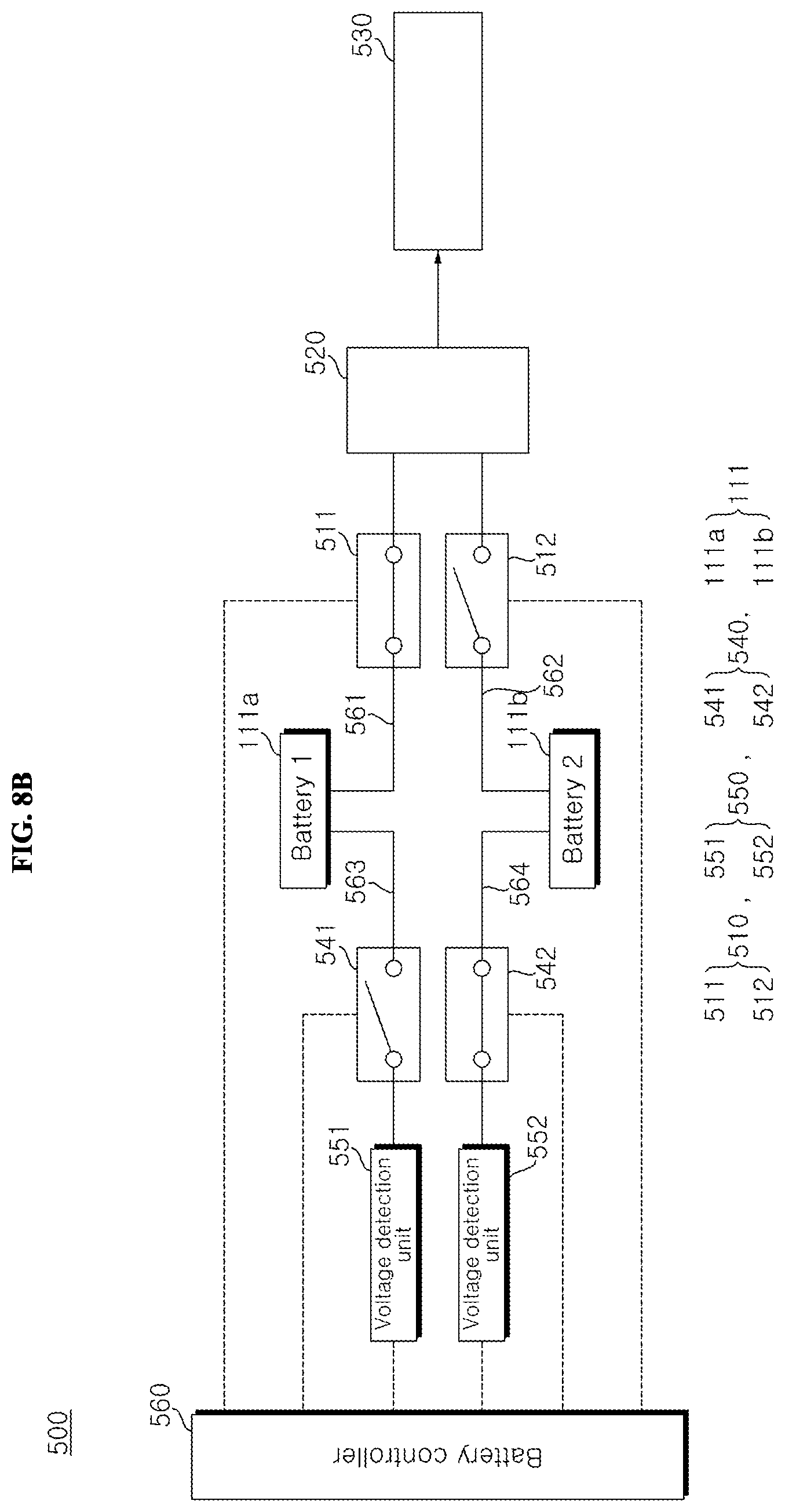 Patent US12348070 Figure 8 – Battery management device and mobile robot comprising same