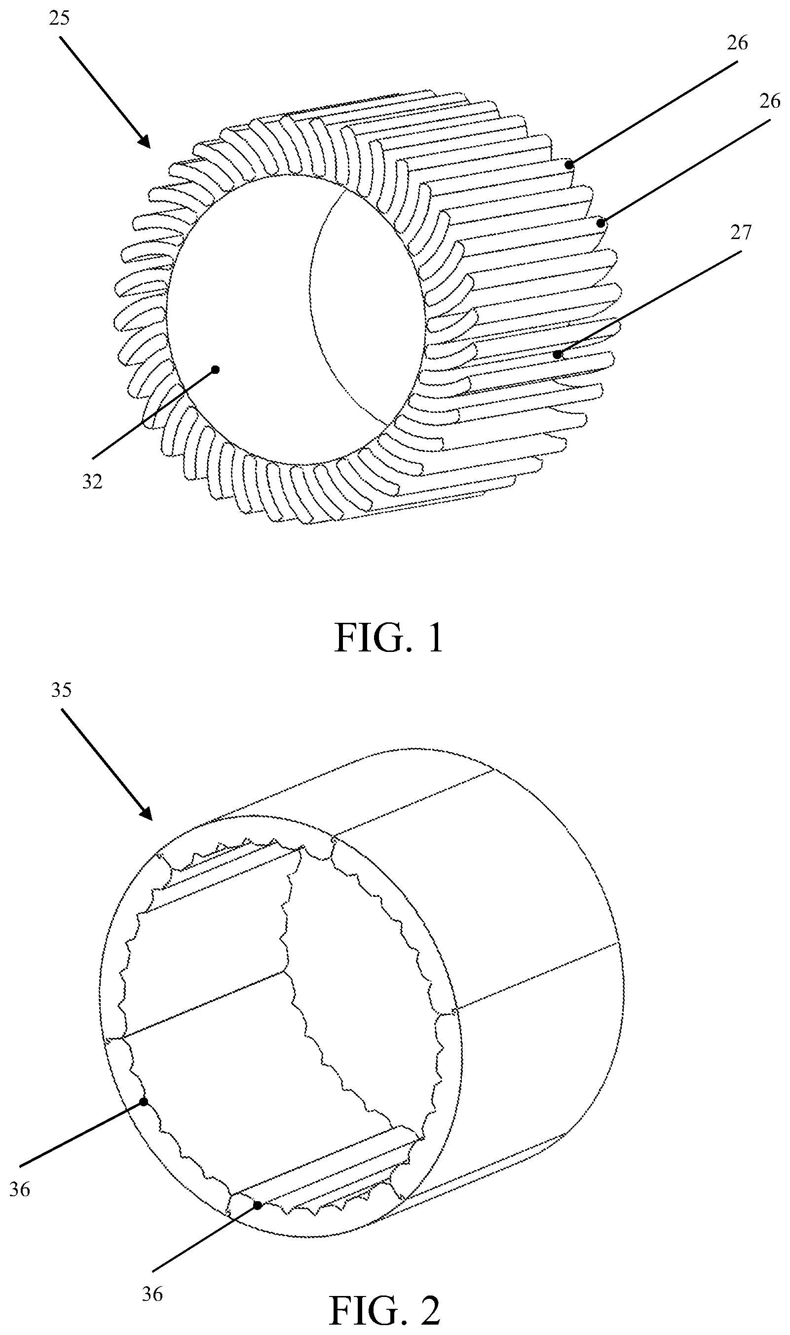 Patent US12348080 — Stator with closed slots with a fluid injection cooling system for an electric machine and electric machine comprising said stator — Figure 1