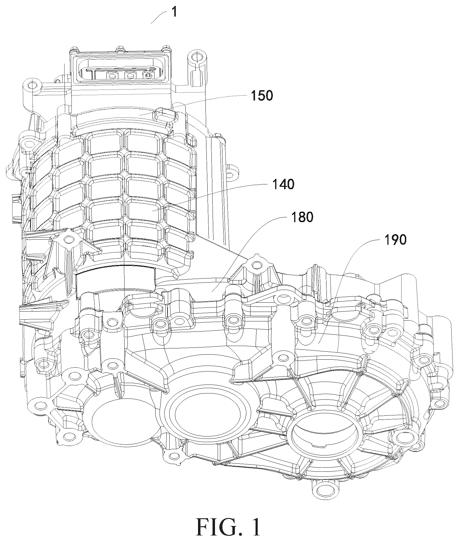 Patent US12348104 Figure 1 – Electric assembly and vehicle having the same