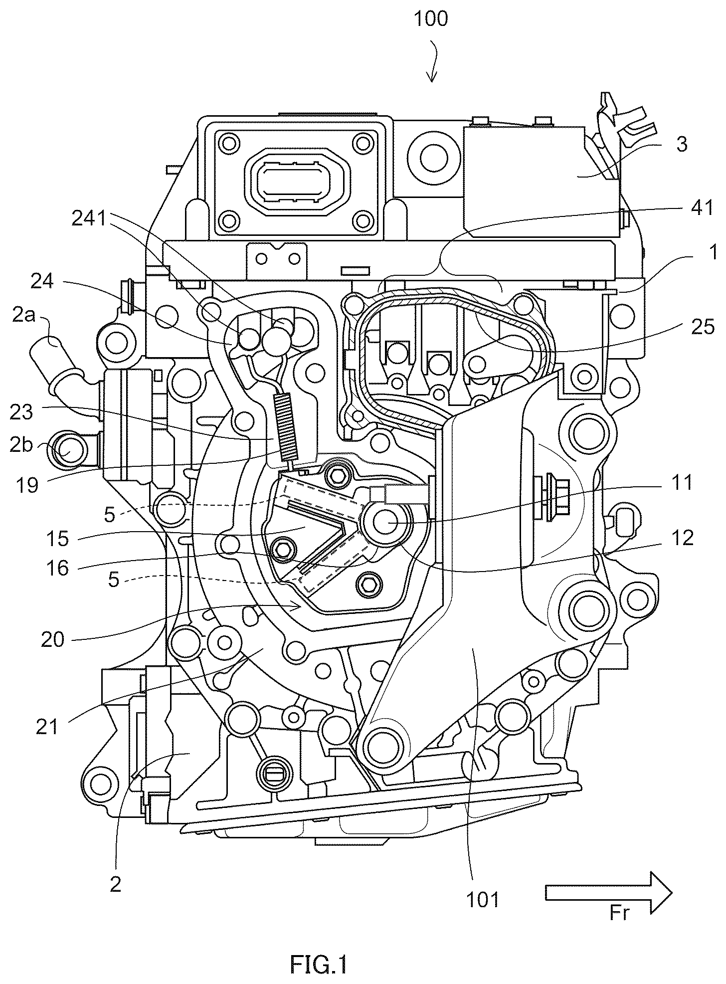 Patent US12348105 — Rotating electric machine — Figure 1