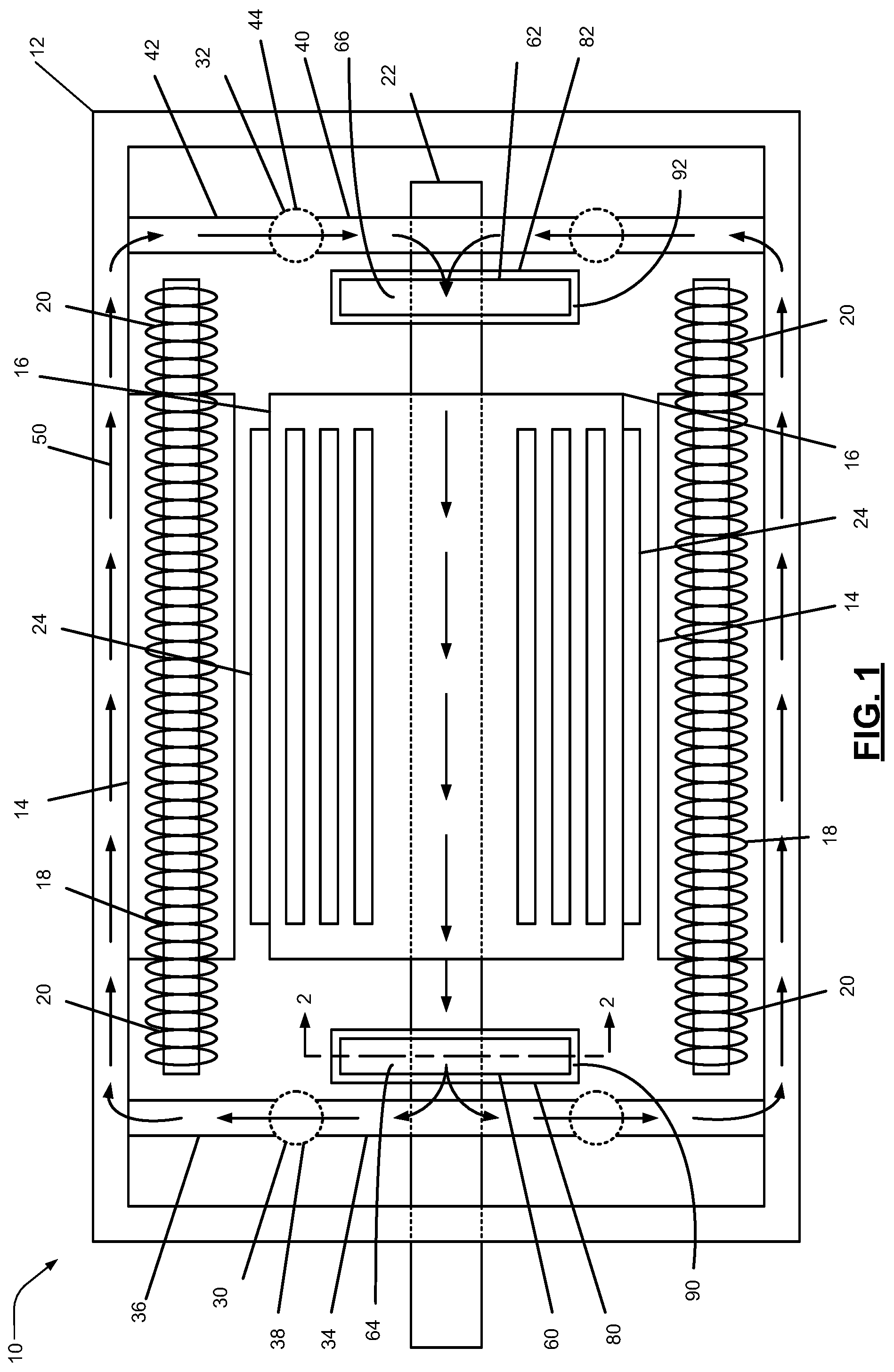 Patent US12348106 — System for reducing bearing currents in an electric machine — Figure 1