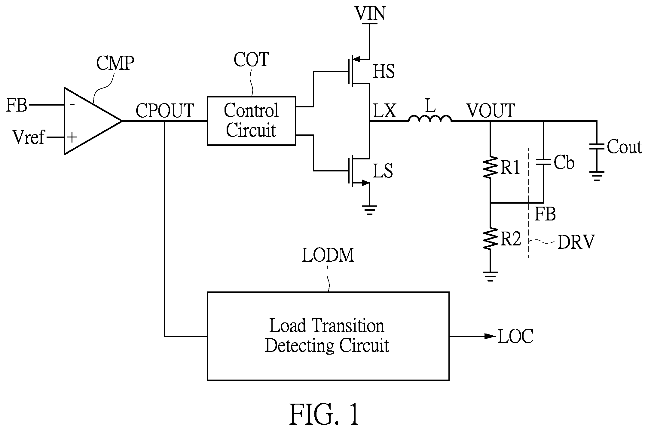 Patent US12348142 — Converter having load transition detecting mechanism — Figure 1