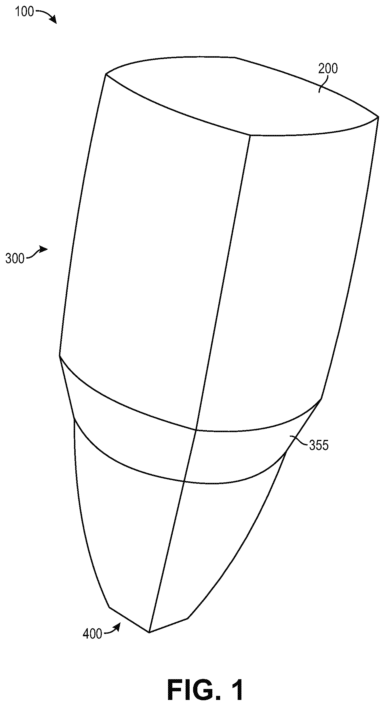 Patent US12348181 — Non-imaging optical concentrator — Figure 1