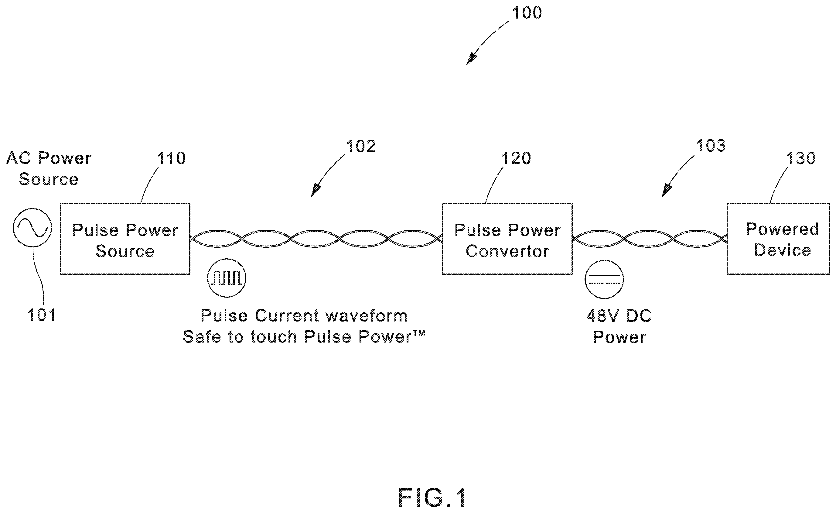 Patent US12348225 — Systems, apparatuses, and methods for pulse shaping in high voltage power systems — Figure 1