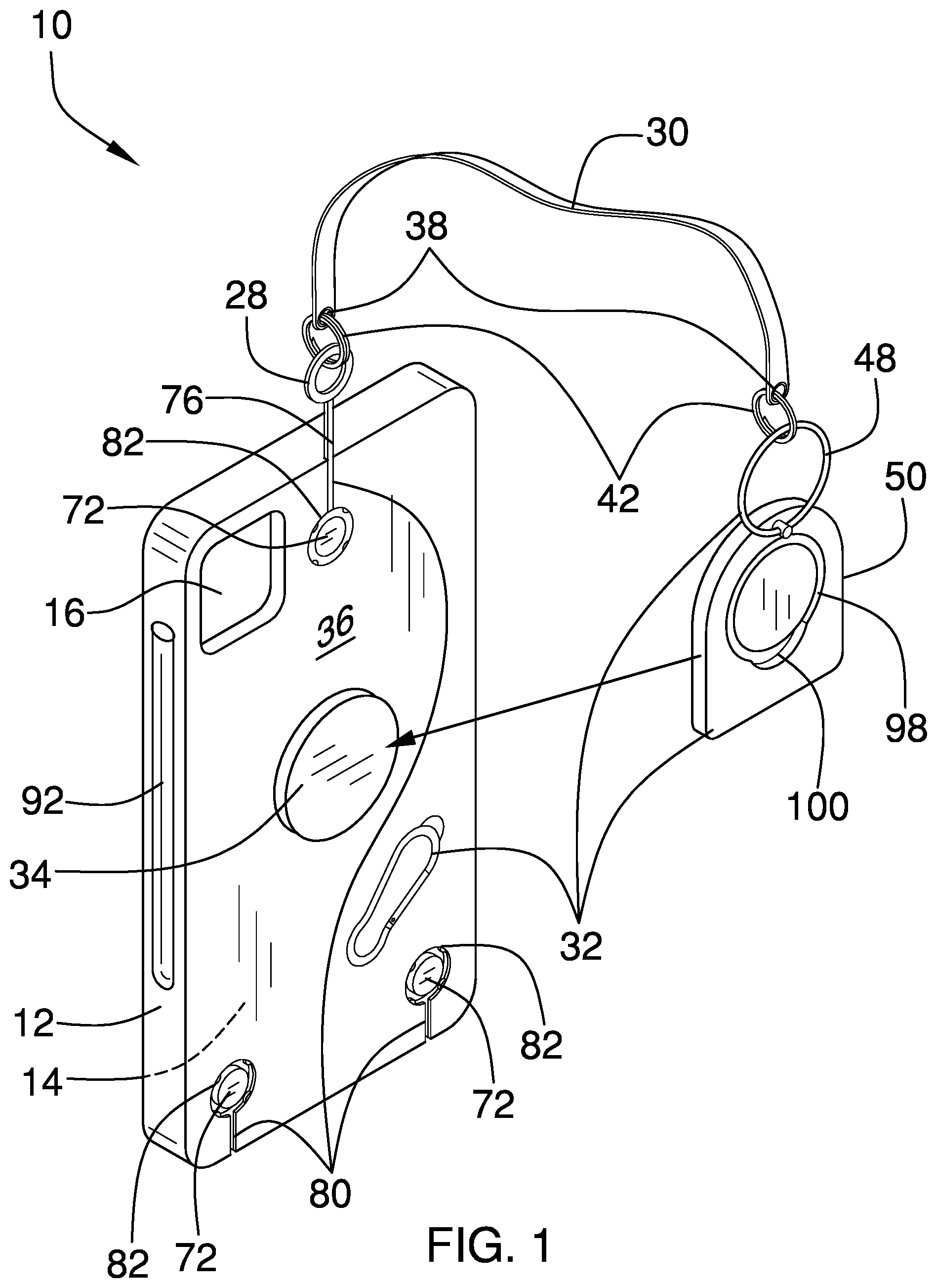 Patent US12348258 — Phone case assembly — Figure 1