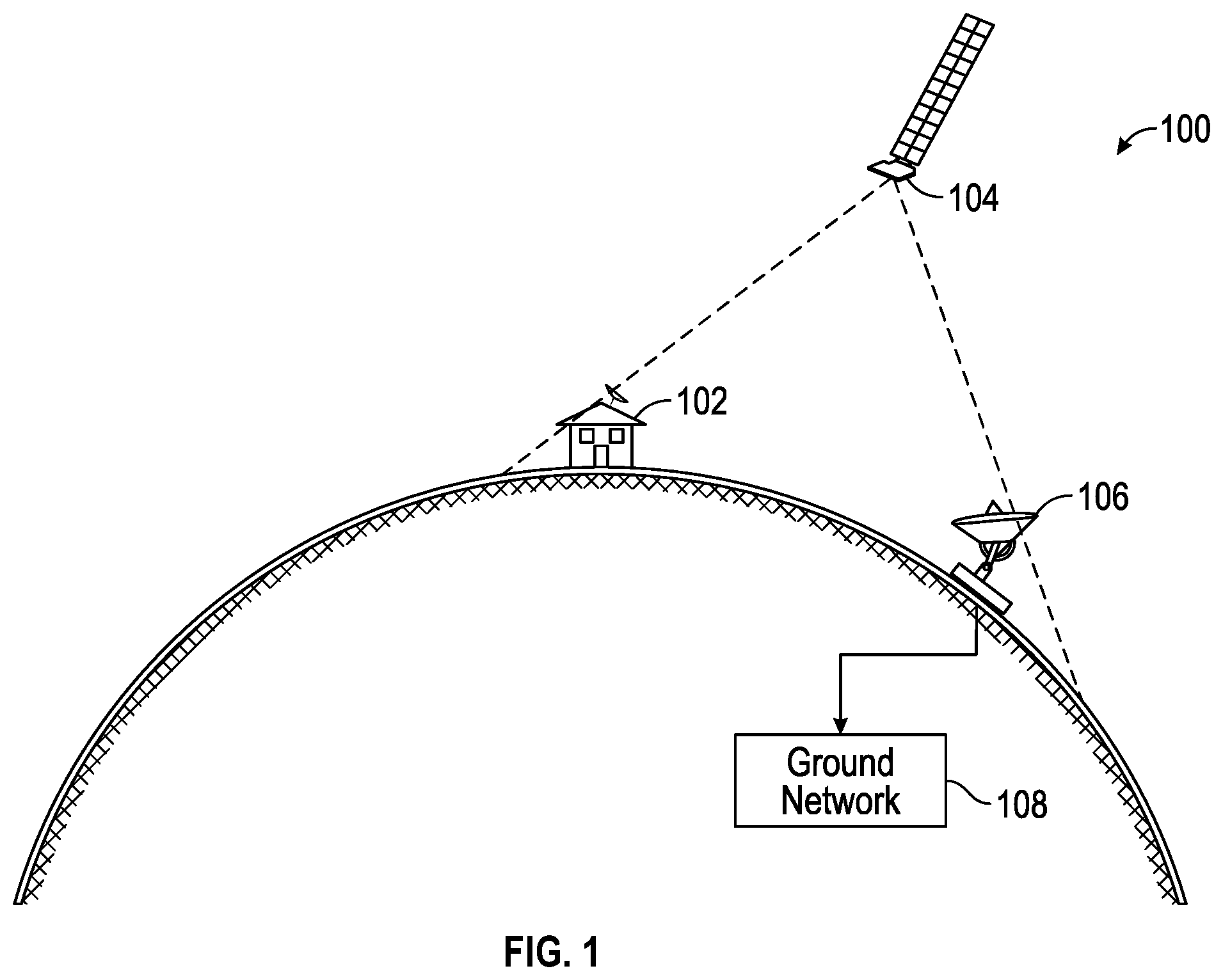 Patent US12348276 — Antenna apparatus and in-line calibration system for same — Figure 1