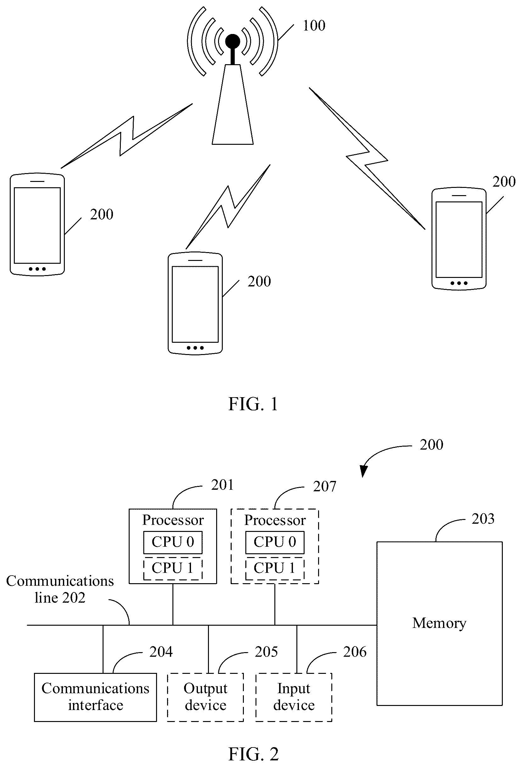 Patent US12348295 — Precoding matrix configuration method and apparatus — Figure 1