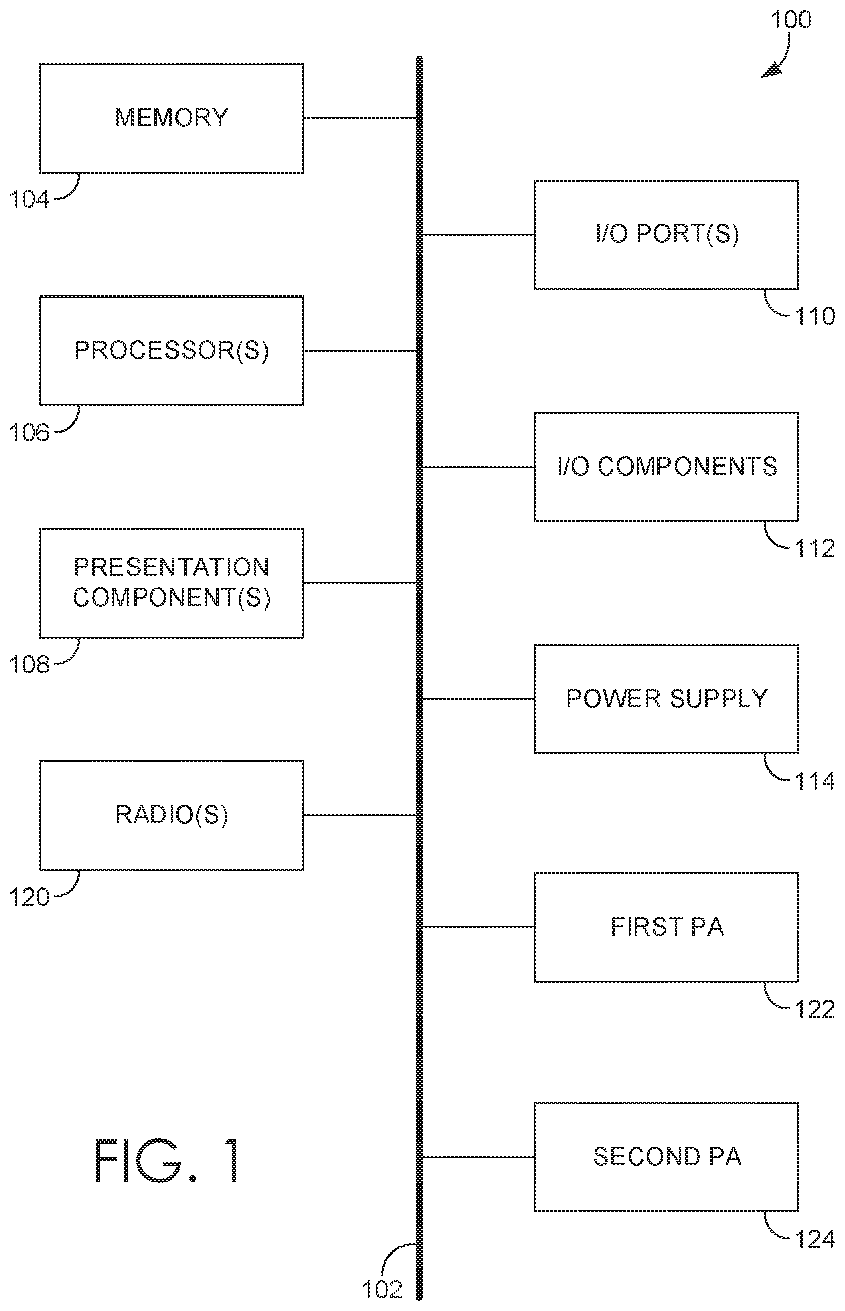 Patent US12348301 — Dynamic power configuration of low earth orbit satellites — Figure 1