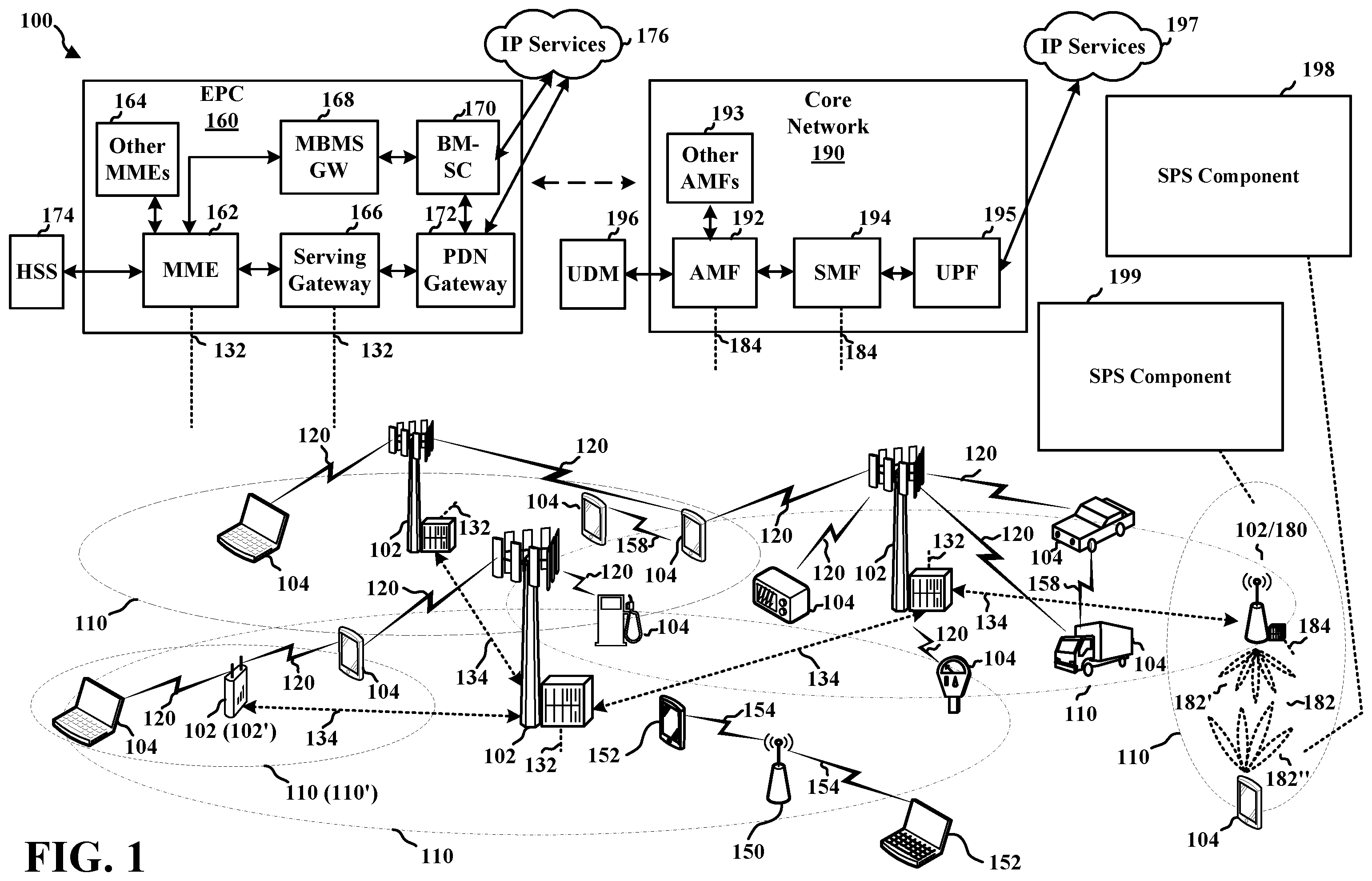Patent US12348320 — Semi-persistent scheduling timer for reliable transmission — Figure 1