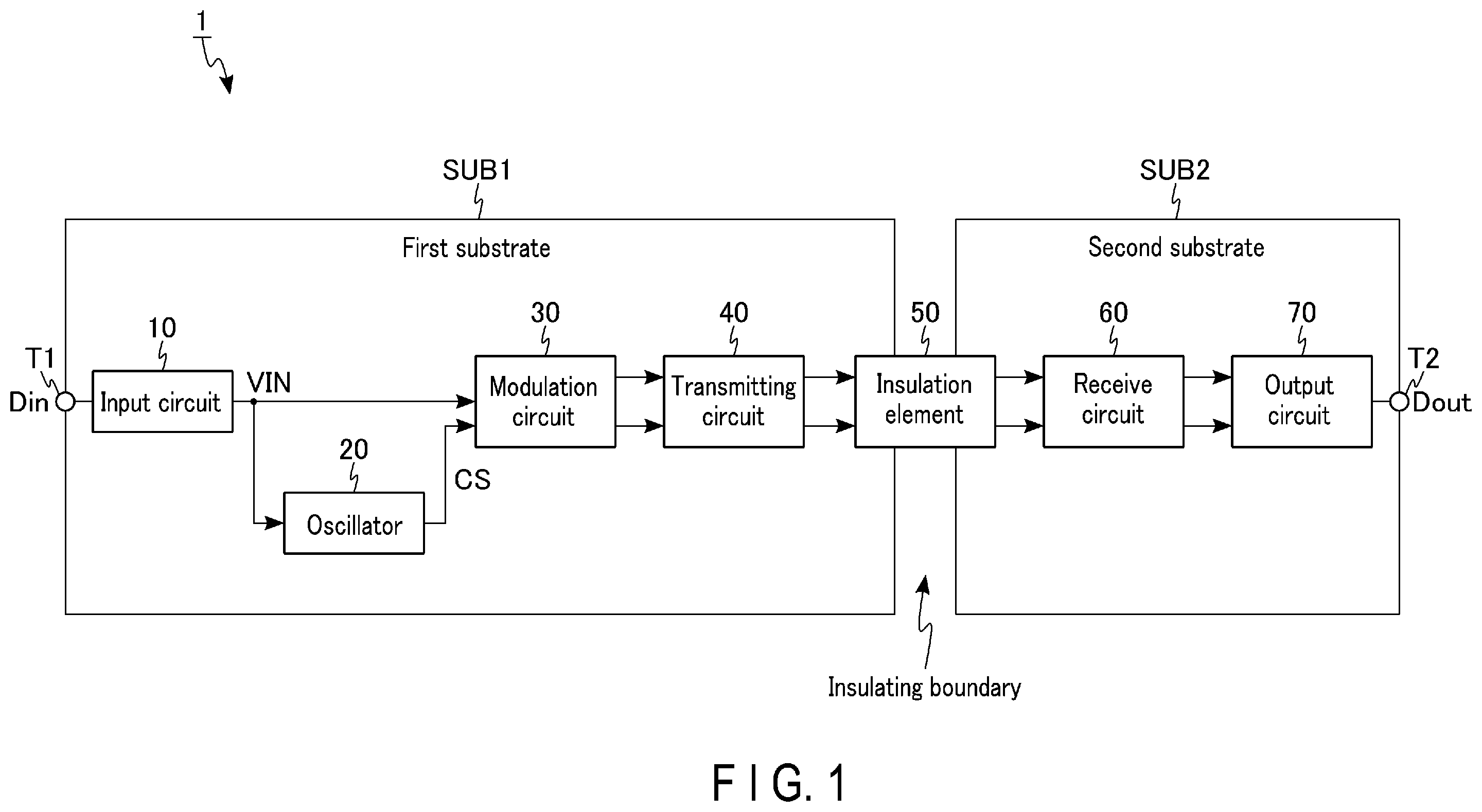 Patent US12348342 — Communication device — Figure 1