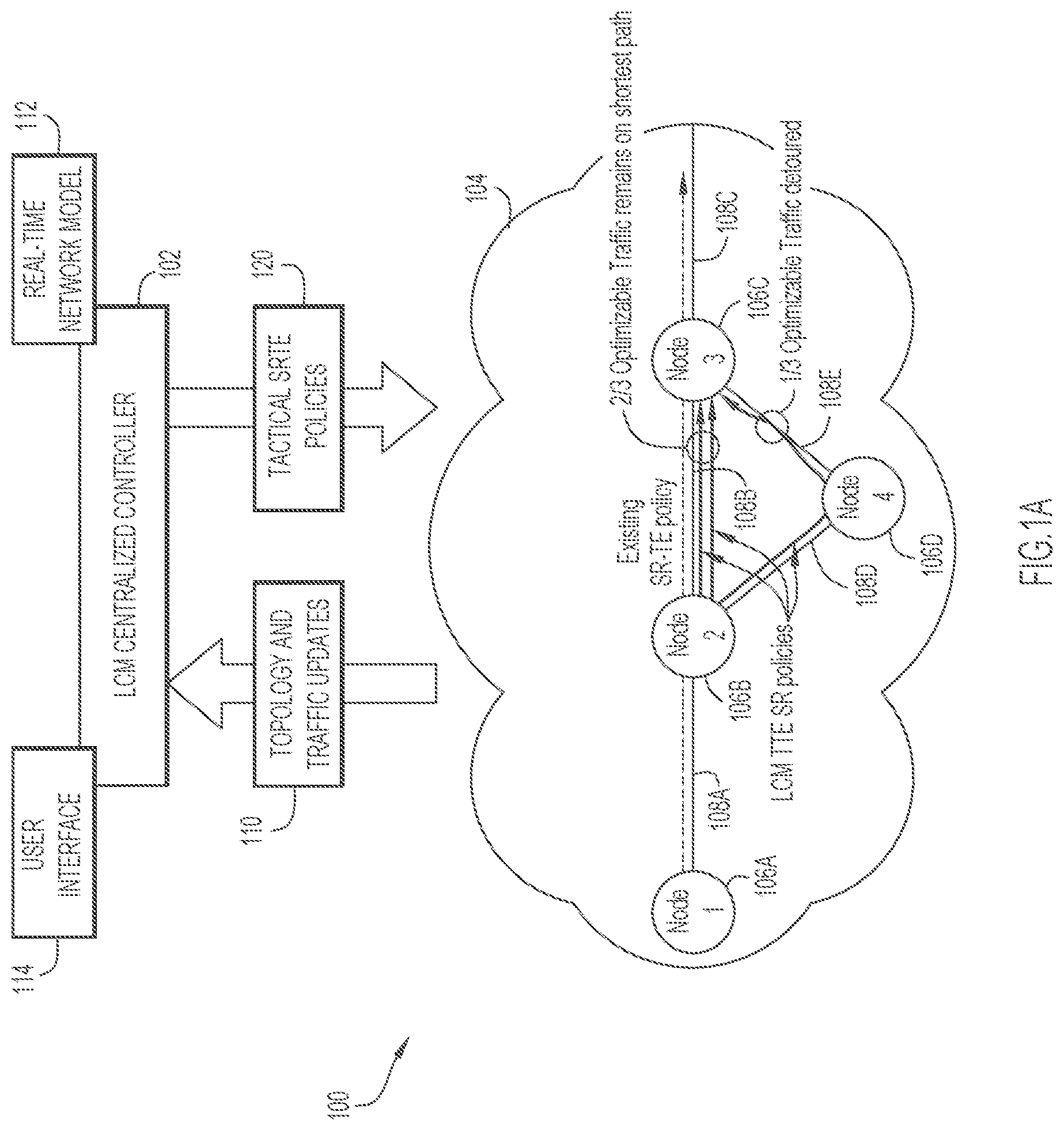 Patent US12348421 — Local congestion mitigation — Figure 1