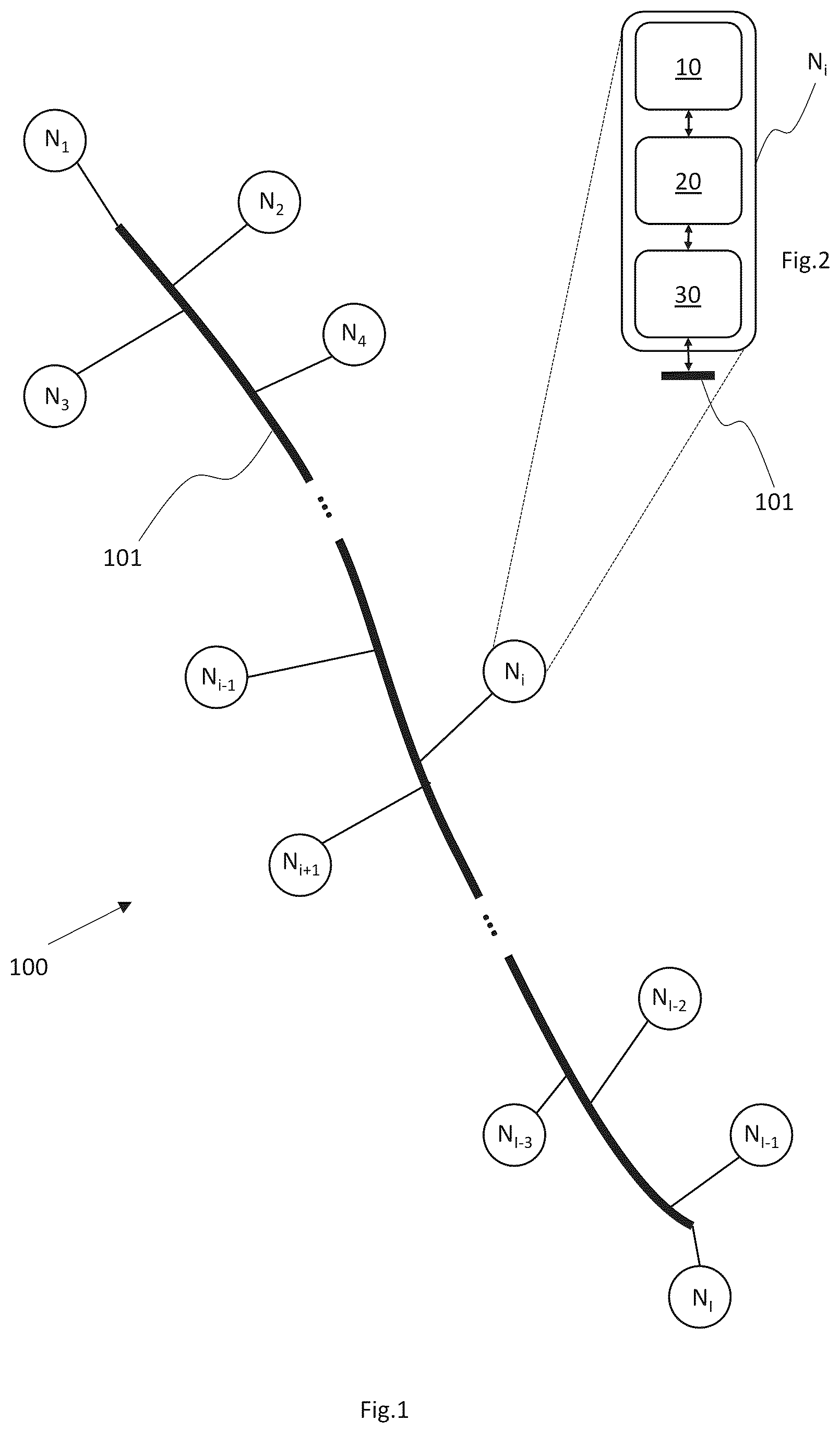 Patent US12348435 — Methods for data transmission on Ethernet multidrop networks implementing dynamic physical layer collision avoidance — Figure 1