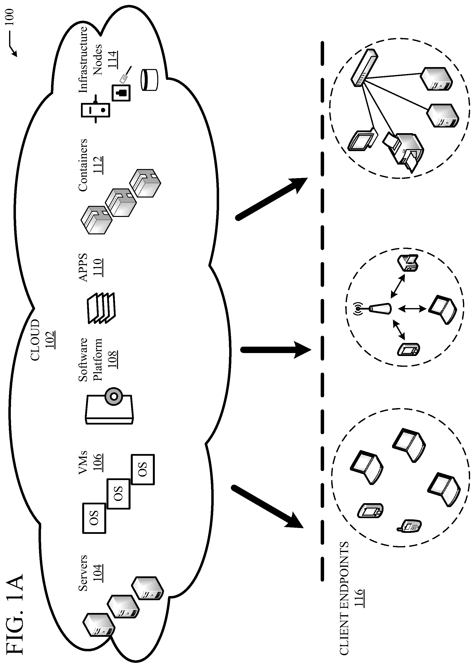 Patent US12348436 — Intelligent quarantine on switch fabric for physical and virtualized infrastructure — Figure 1