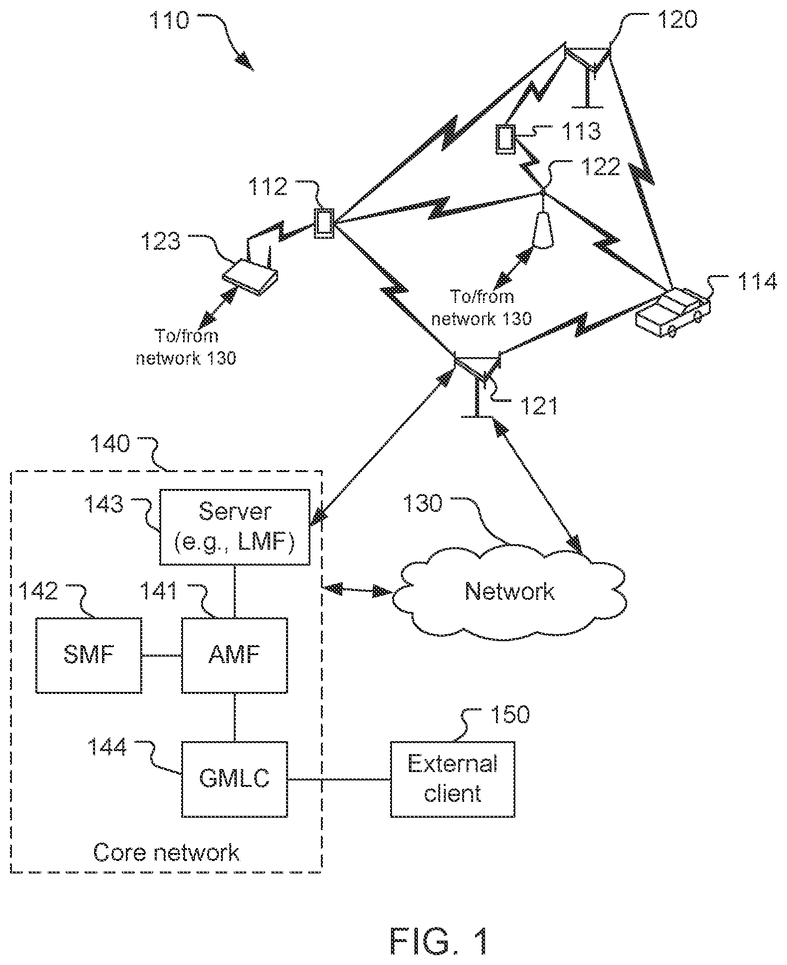 Patent US12348443 — Intra-slot positioning signal muting — Figure 1