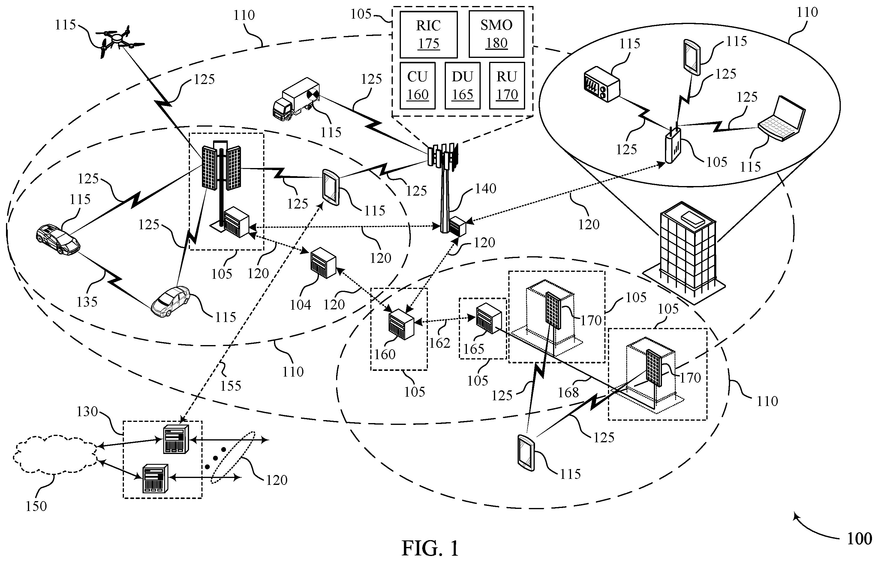 Patent US12348452 — Patterns for control channel puncturing and shared channel rate-matching — Figure 1