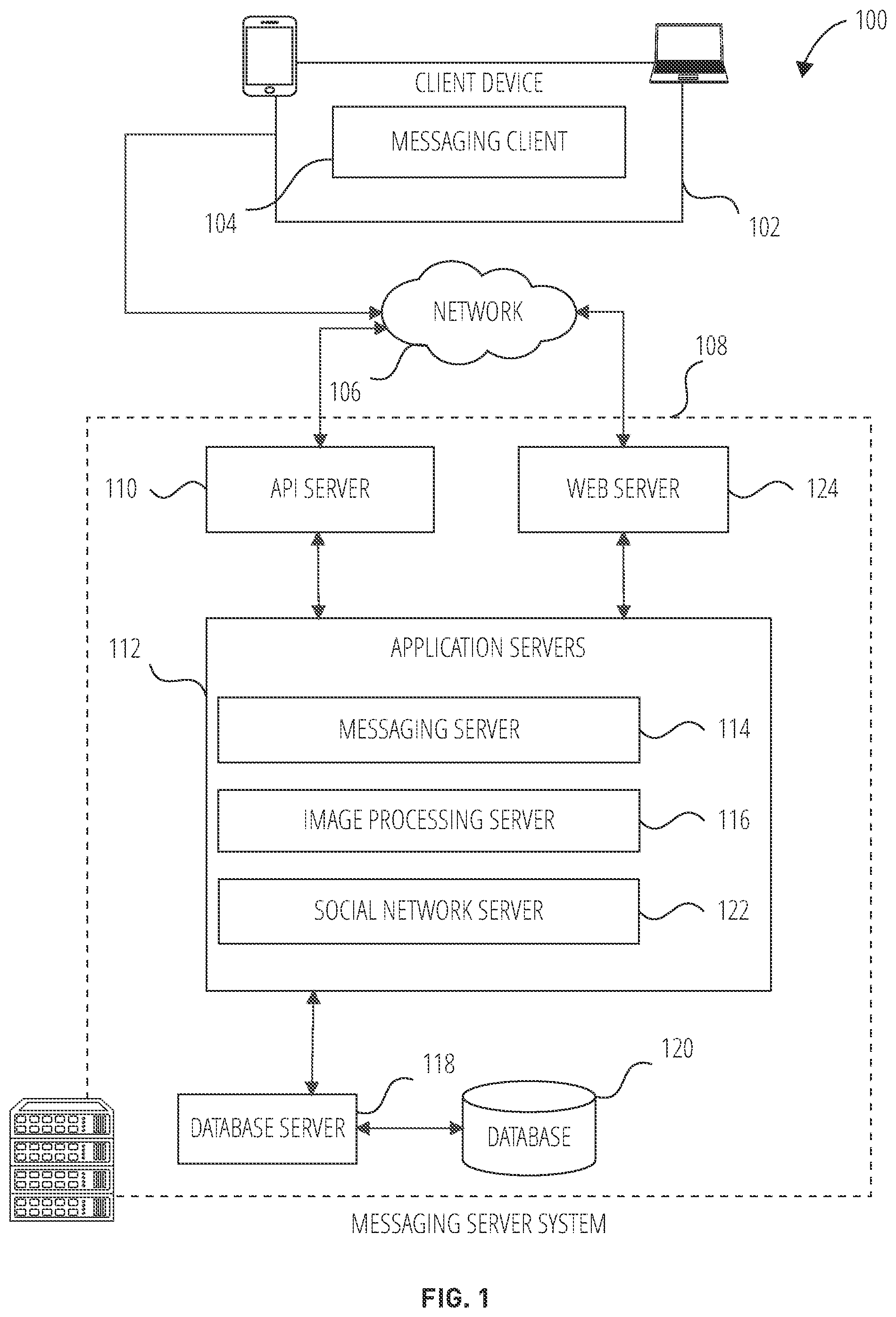 Patent US12348468 Figure 1 – Reply interface with selectable stickers for messaging system
