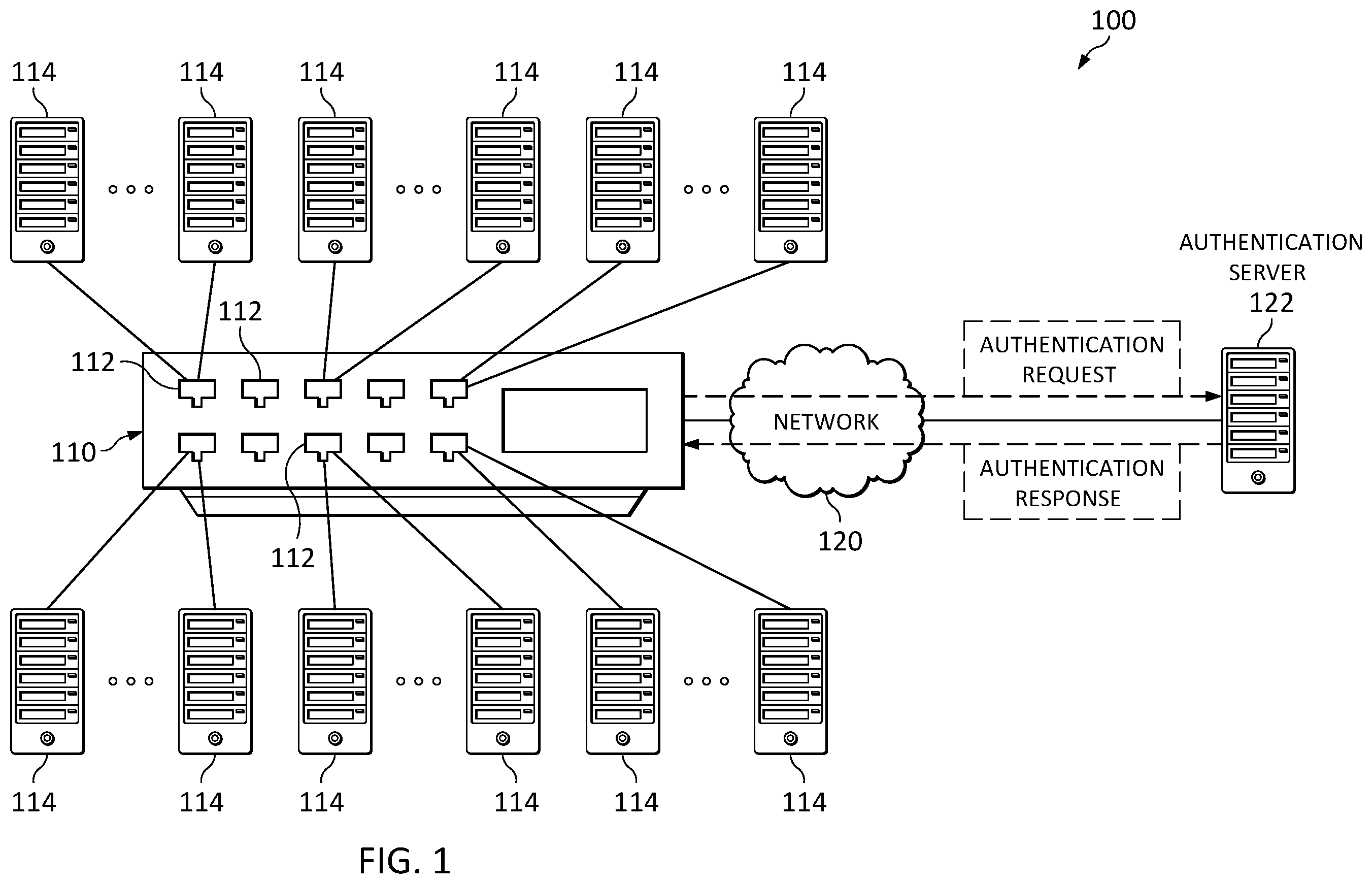 Patent US12348516 — Faster movement of 802.1X supplicants using cache — Figure 1