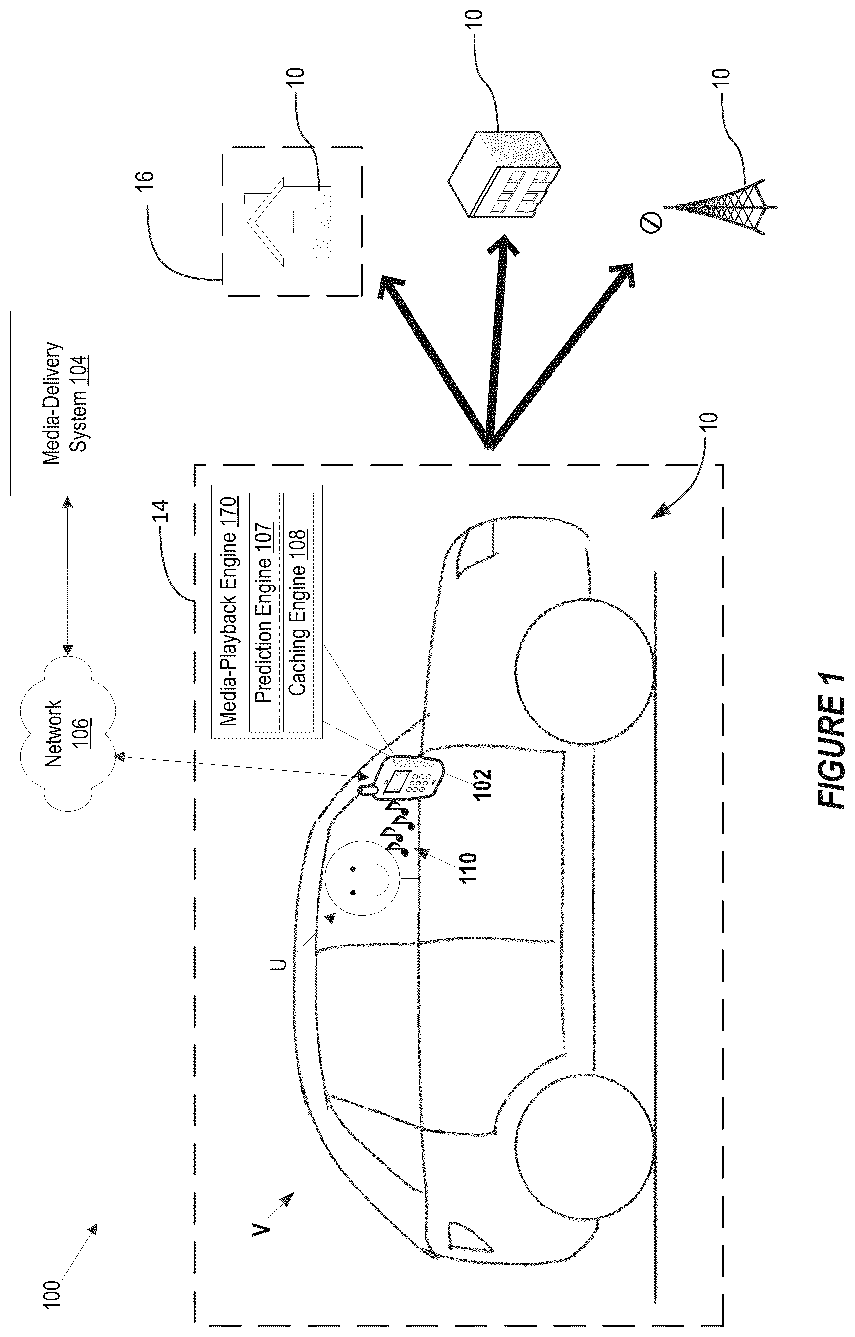 Patent US12348597 — Predictive caching — Figure 1