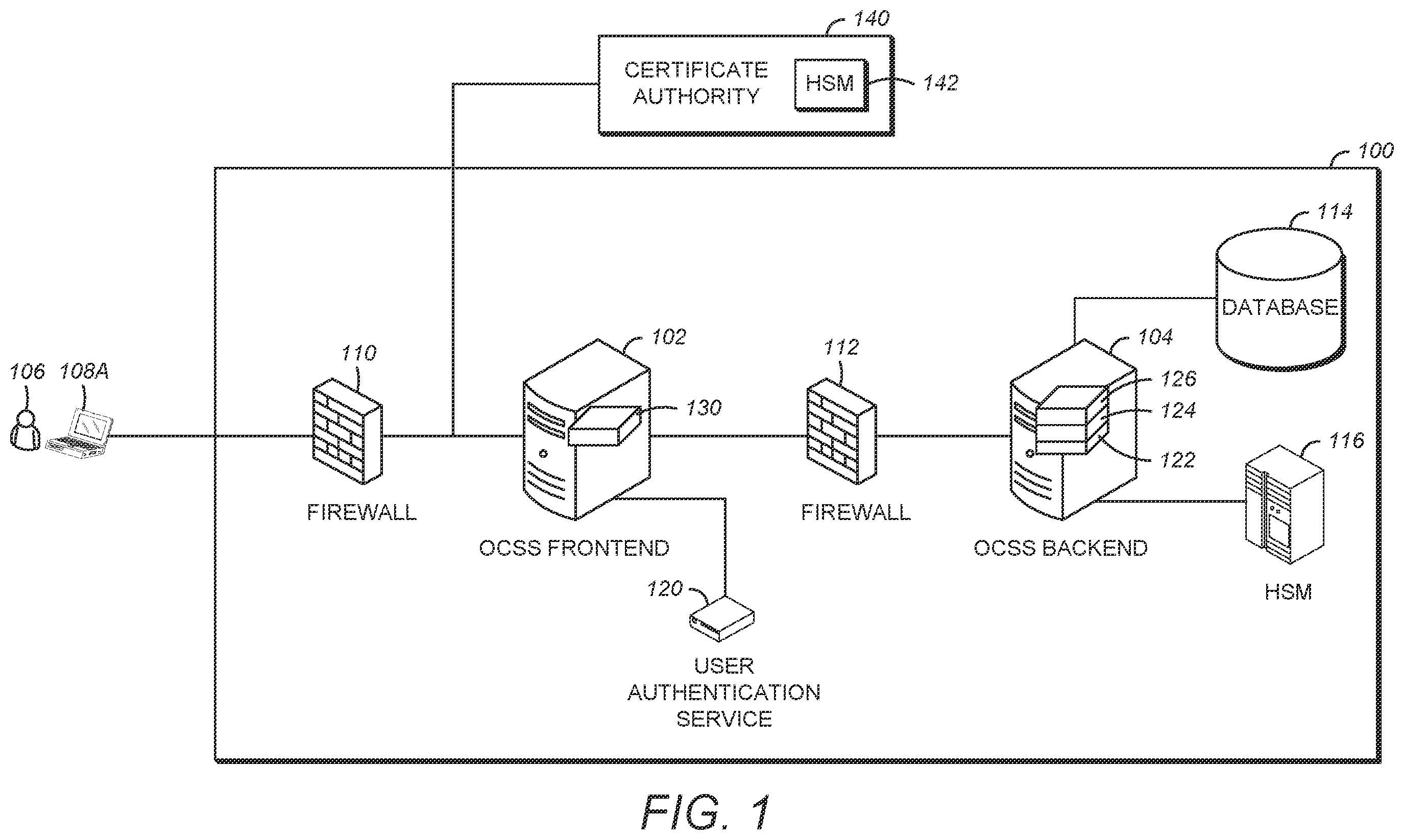 Patent US12348620 — Method and apparatus for two-step data signing — Figure 1