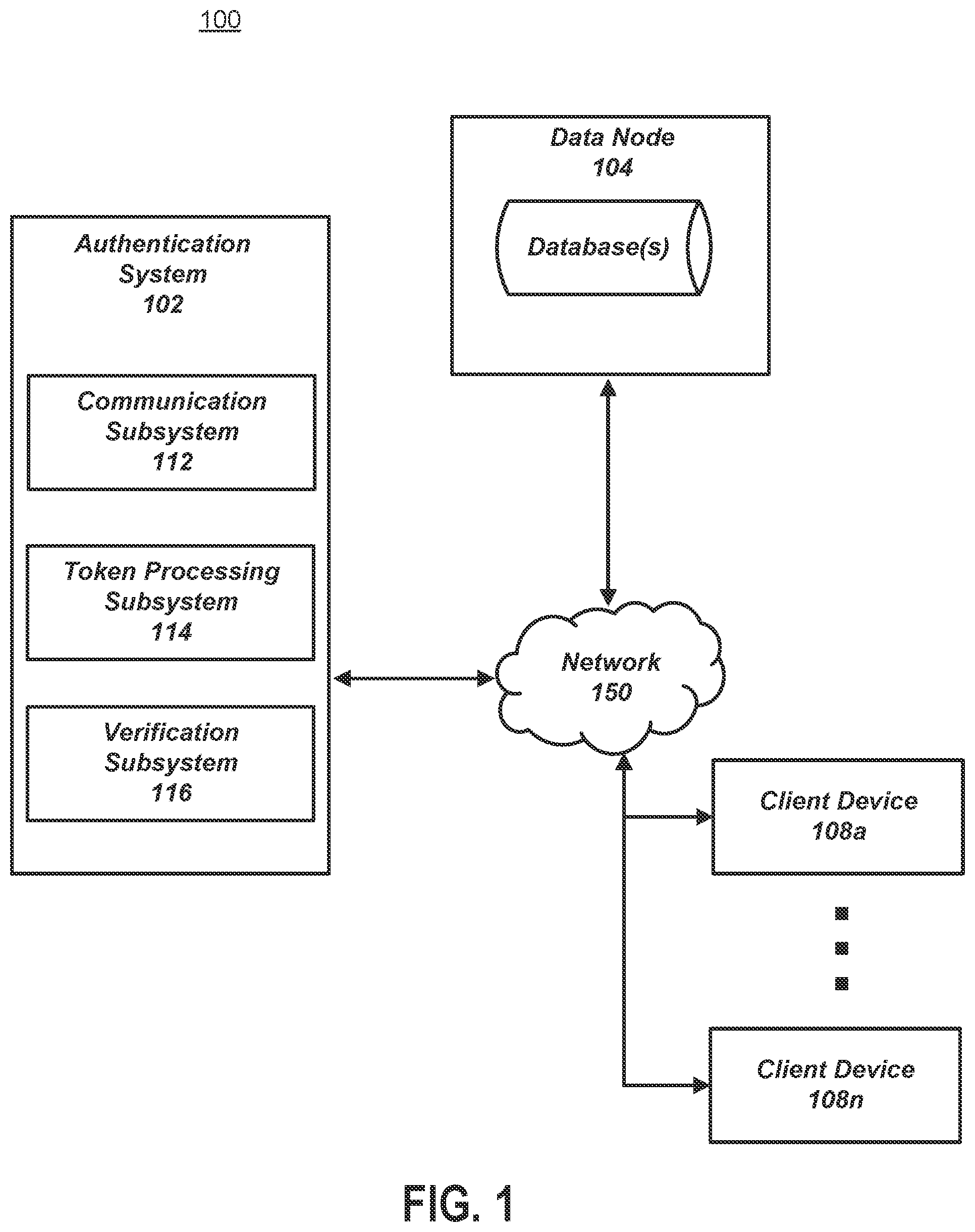 Patent US12348638 Figure 1 – Using cryptographic tokens and gaze detection for authentication