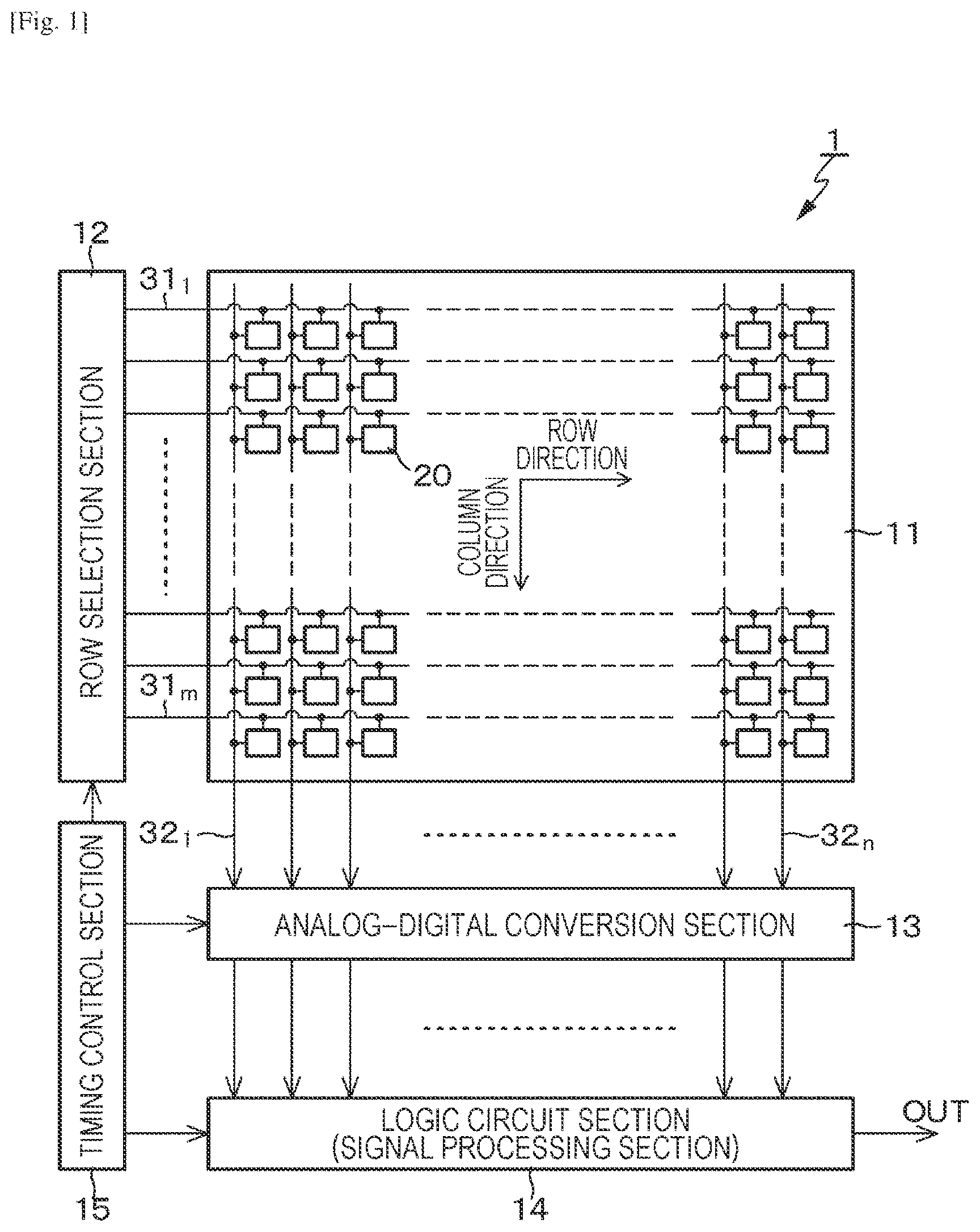 Patent US12348682 — Image capturing device and electronic apparatus — Figure 1