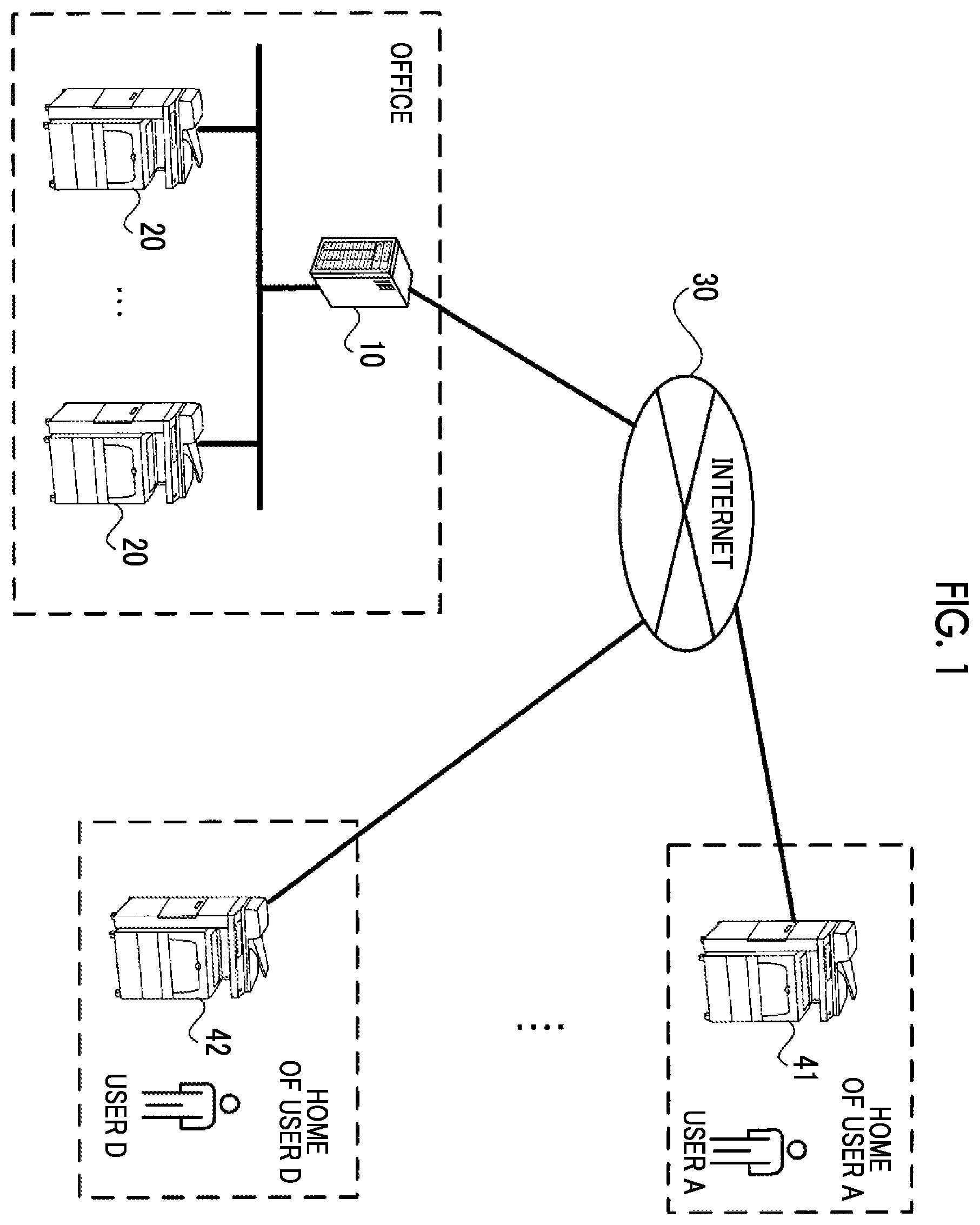 Patent US12348685 — Information processing apparatus, non-transitory computer readable medium storing program, and information processing method — Figure 1