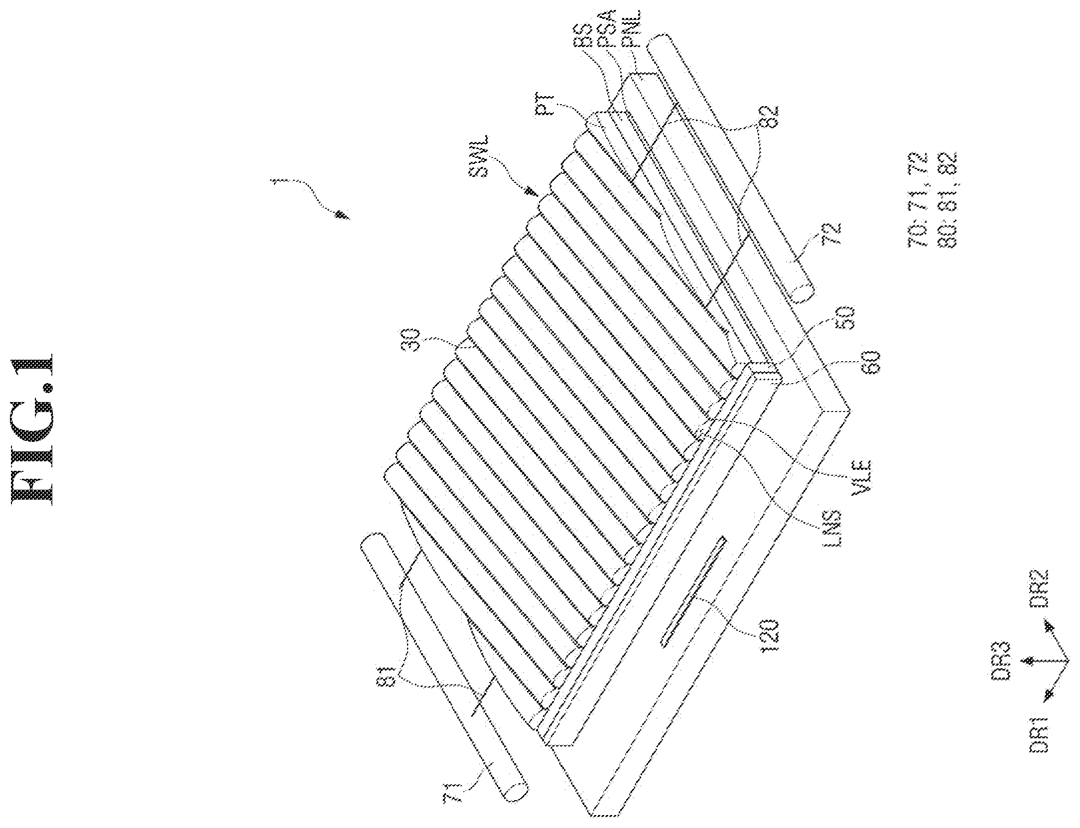 Patent US12348703 — Display device including switchable lens layer and resin for displaying a three-dimensional (3D) image and a two-dimensional (2D) image — Figure 1