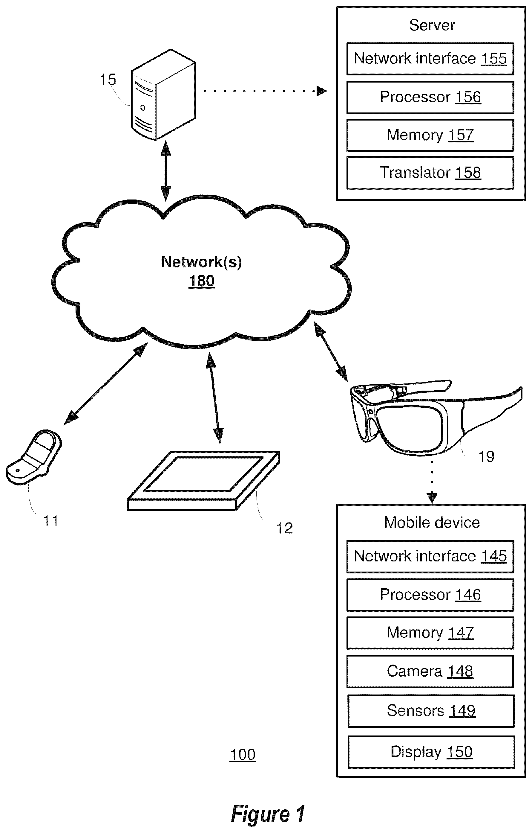 Patent US12348730 — Reprojecting holographic video to enhance streaming bandwidth/quality — Figure 1