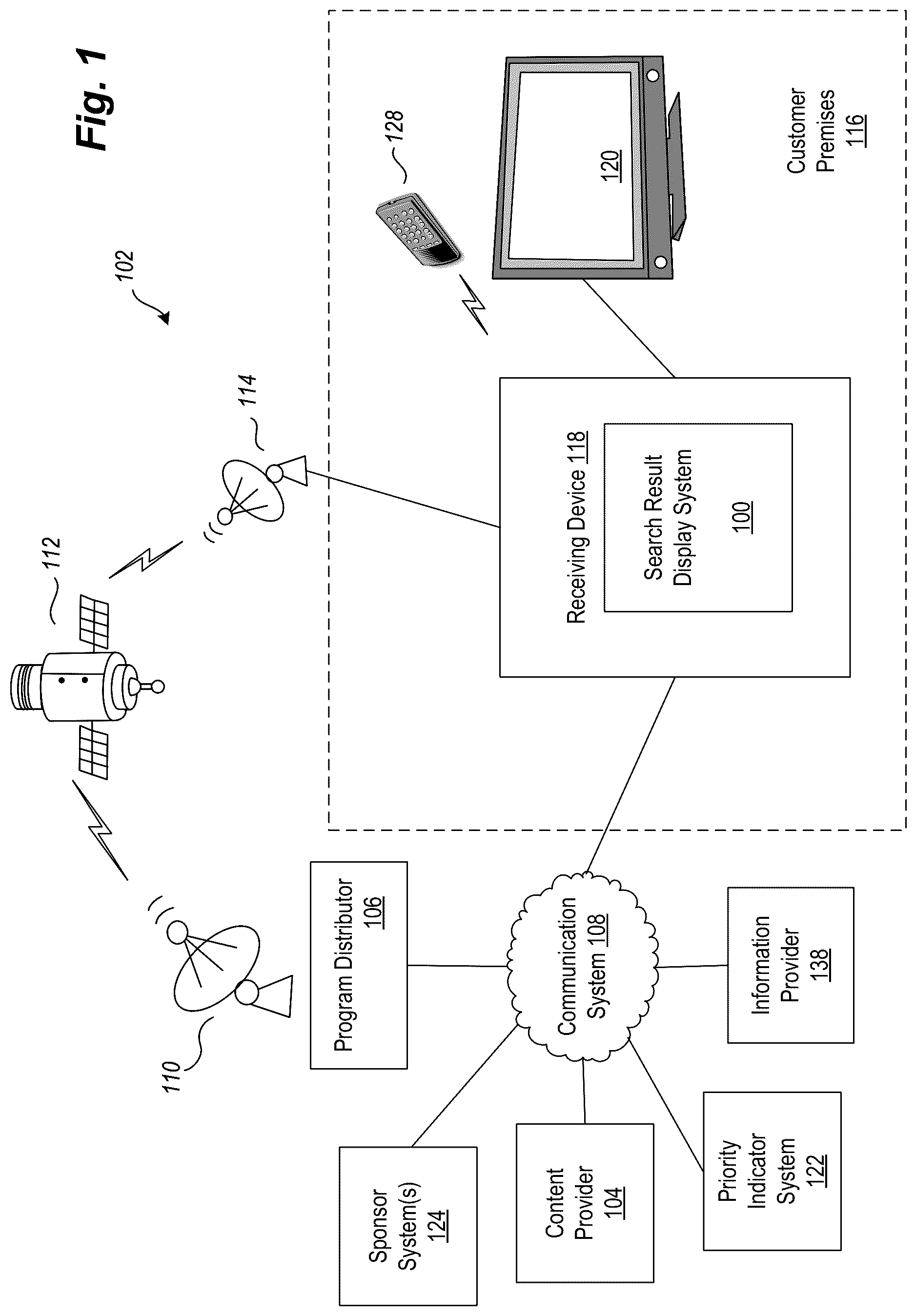 Patent US12348828 Figure 1 – Systems and methods for displaying search results for program content