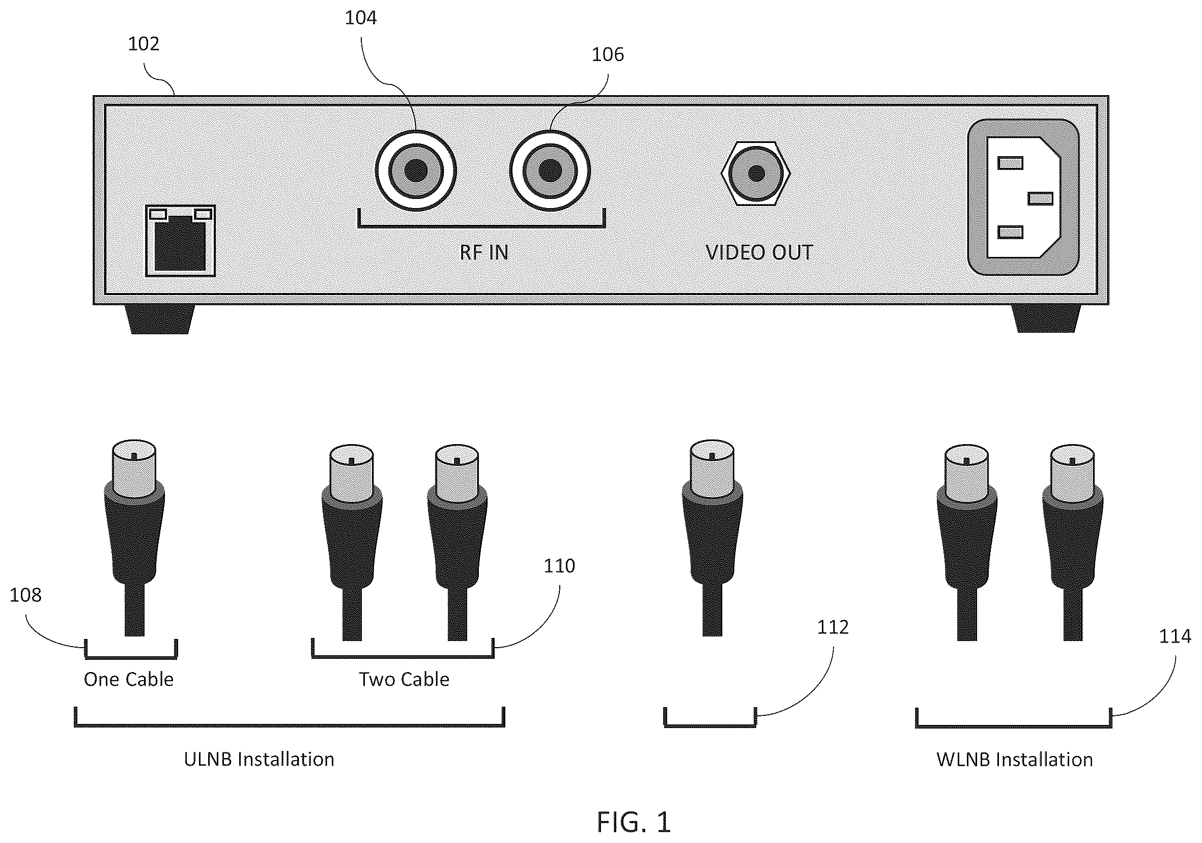 Patent US12348835 Figure 1 – System and method for improved determination of satellite interface type
