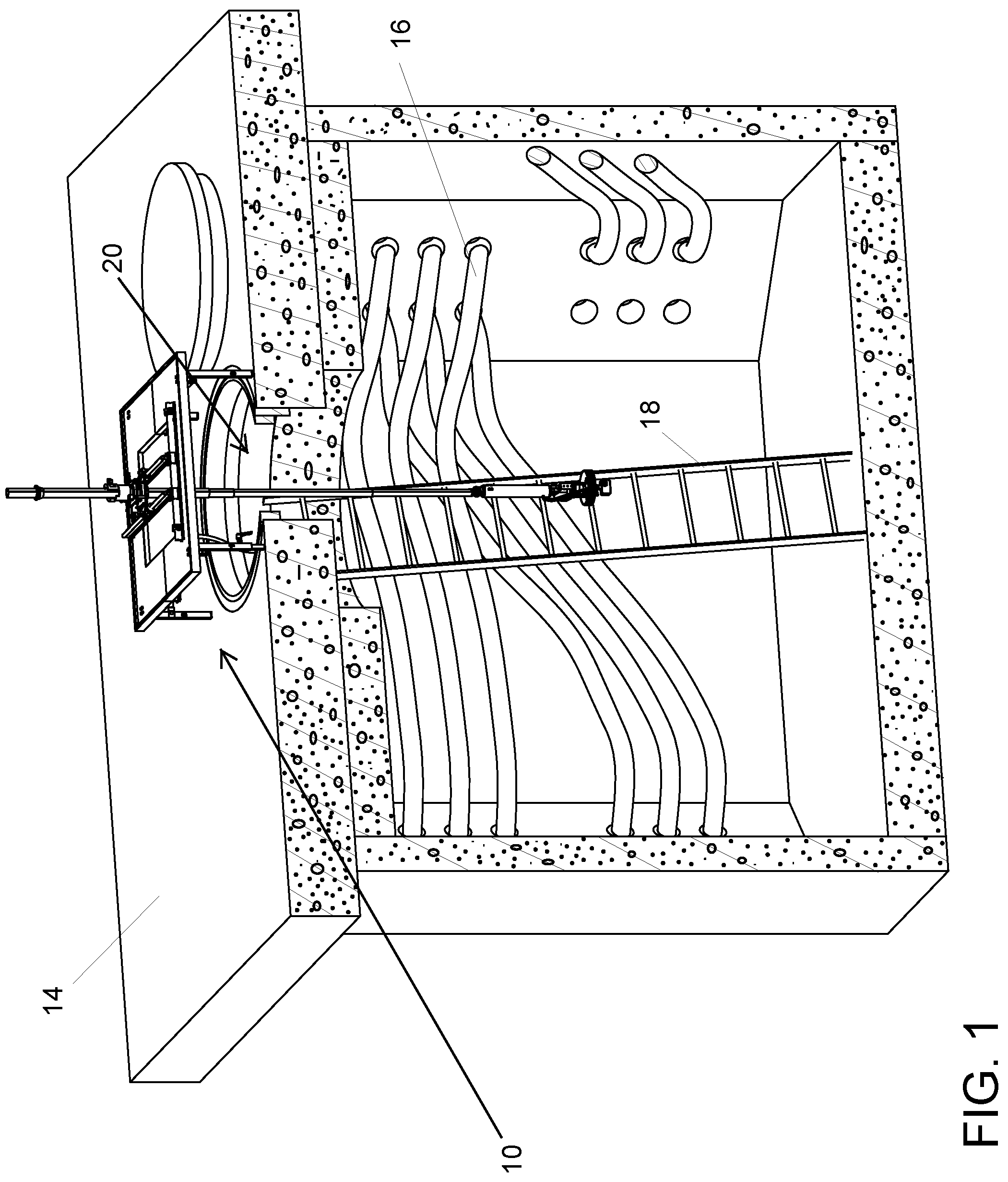 Patent US12348849 — Stabalized electrical manhole inspection tool — Figure 1