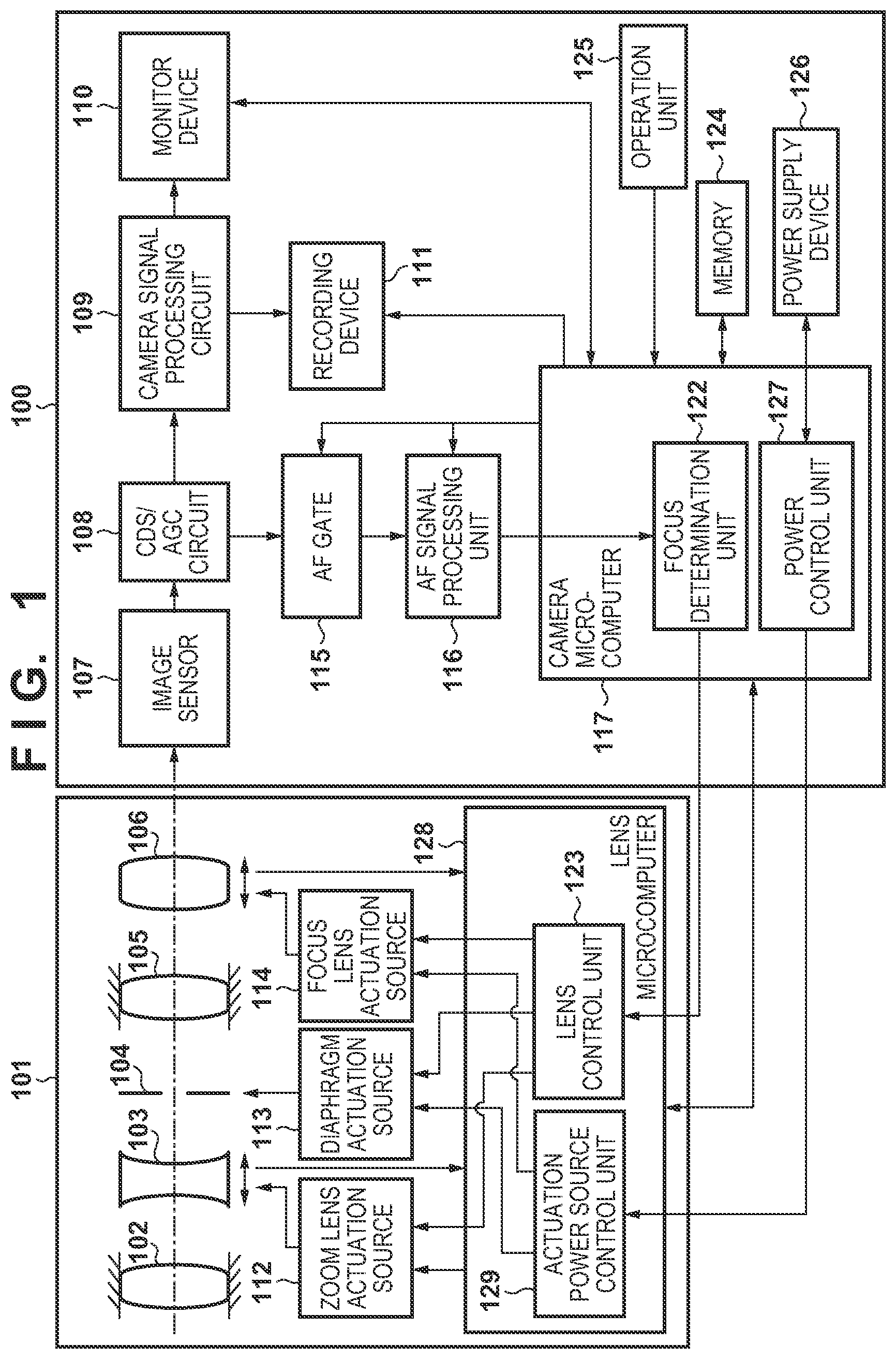 Patent US12348861 — Image capturing apparatus, power control method, and storage medium — Figure 1