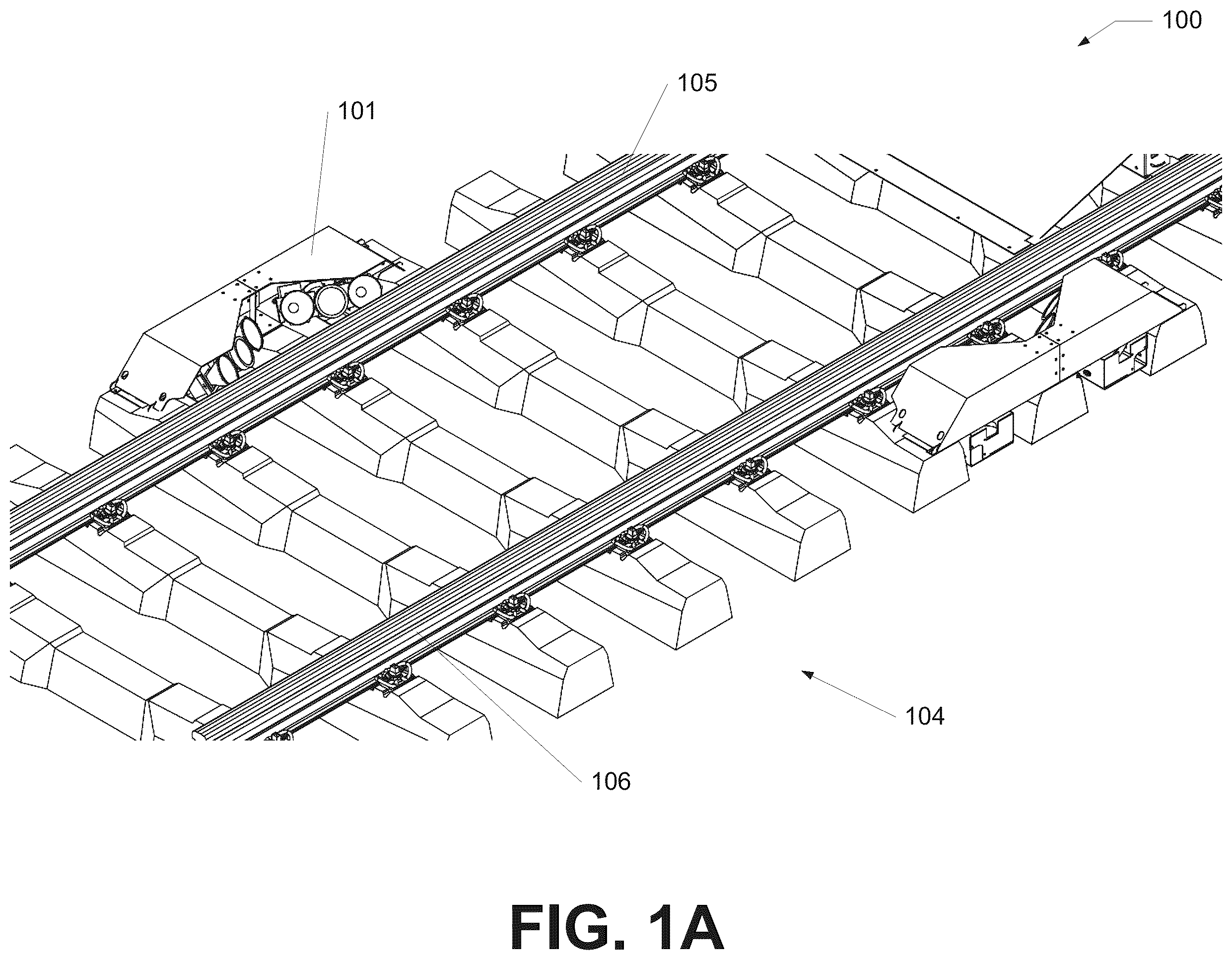 Patent US12348880 Figure 1 – Rail-side inspection assemblies and systems