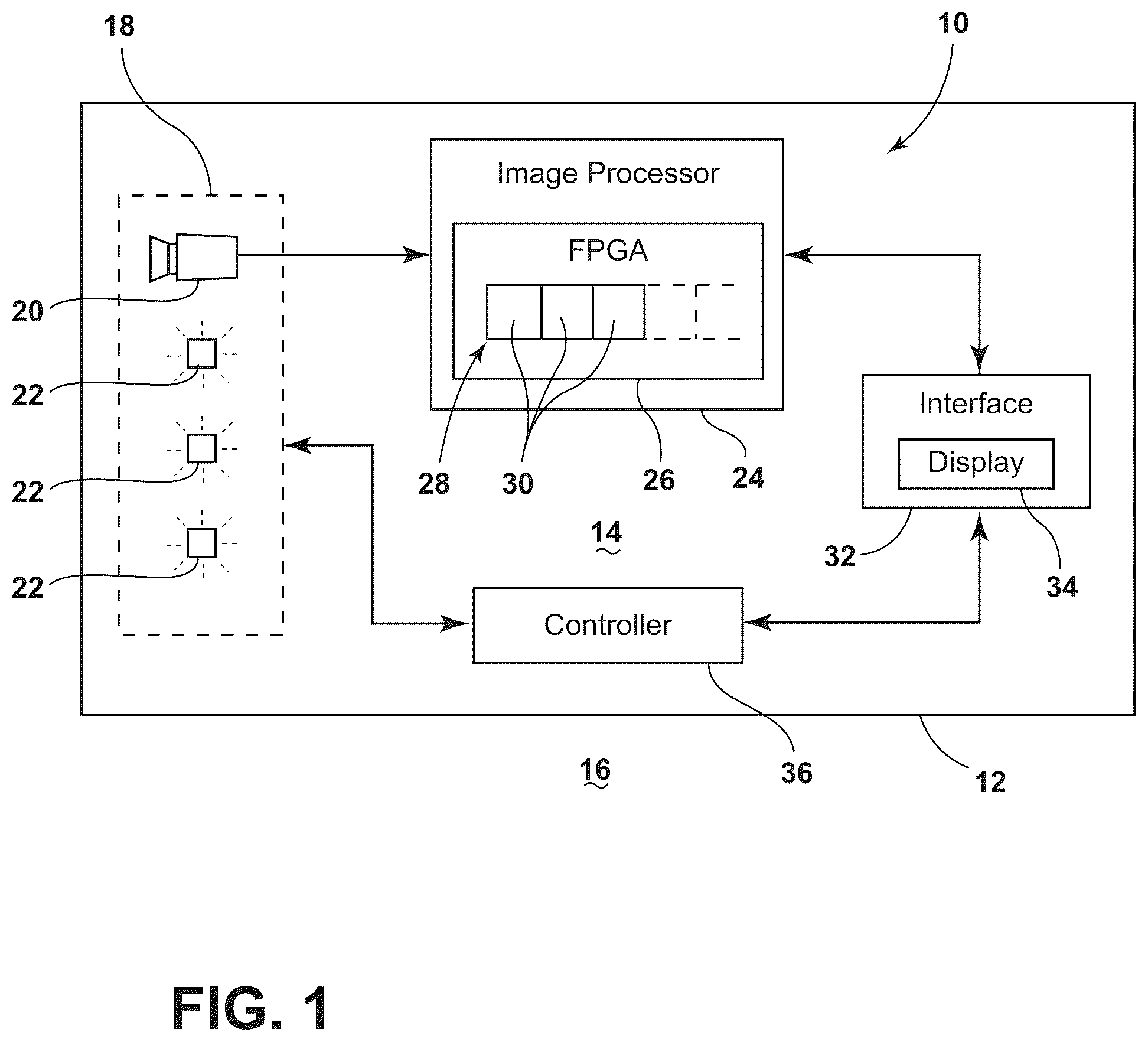 Patent US12348885 — Image processing for pixel correction — Figure 1