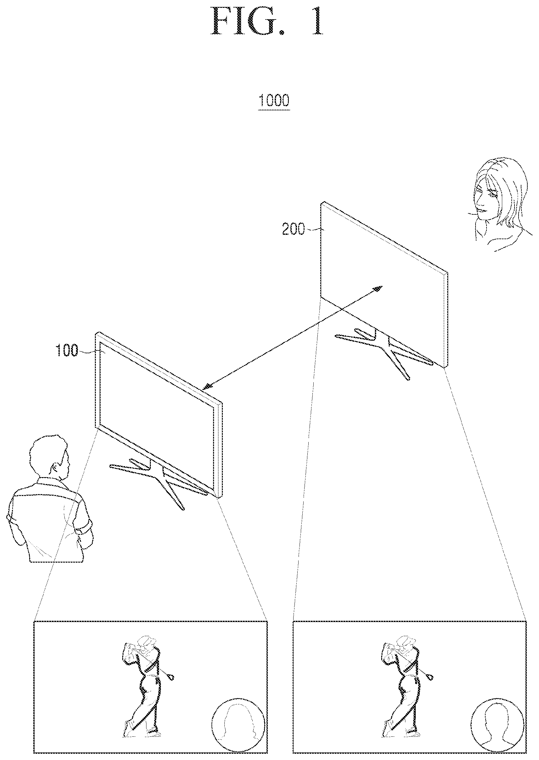 Patent US12348898 — Display apparatus and control methods thereof — Figure 1