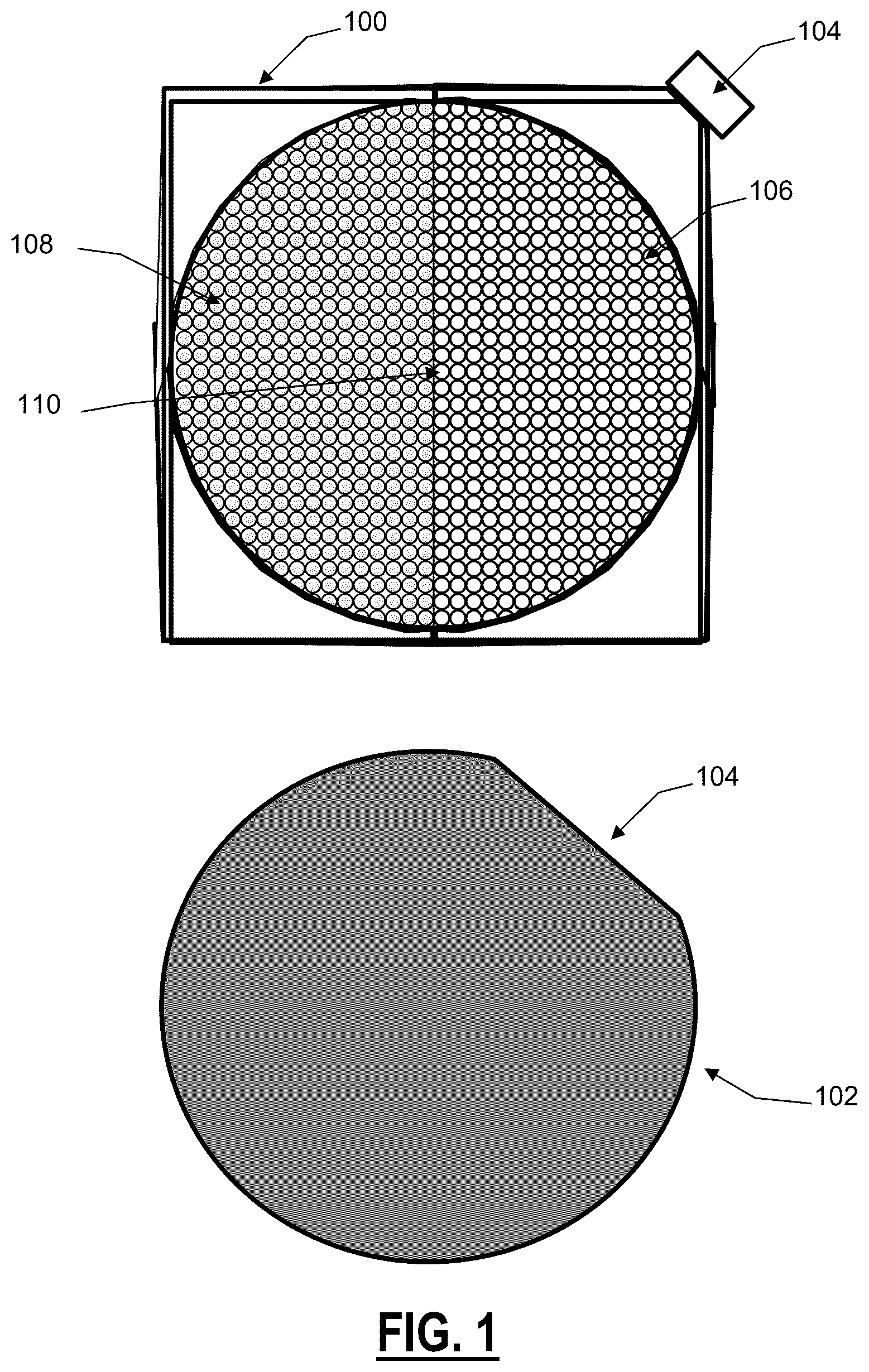 Patent US12348913 — Crosspoint switch with μLED IO ports and imaging fiber cables — Figure 1